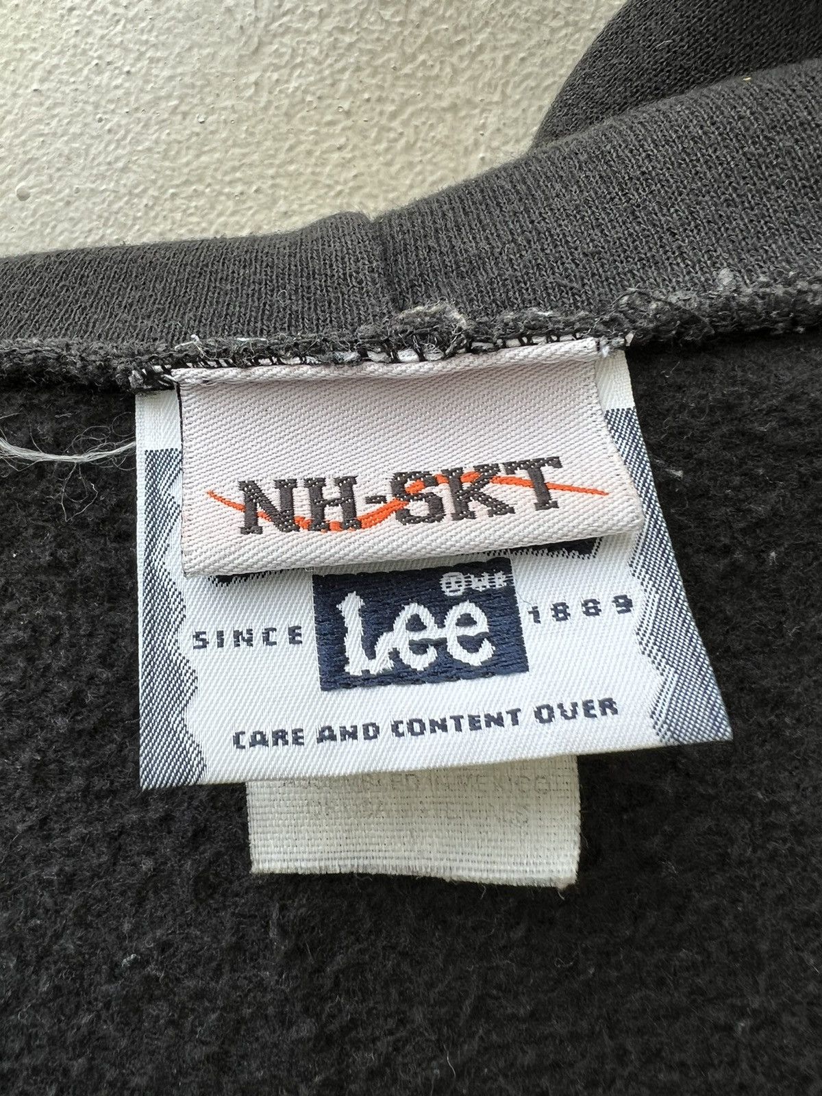 Neighborhood × Vintage Vintage 90s NH SKATE Fade Black Hoodies Sweatshirt Size US L / EU 52-54 / 3 - 13 Thumbnail