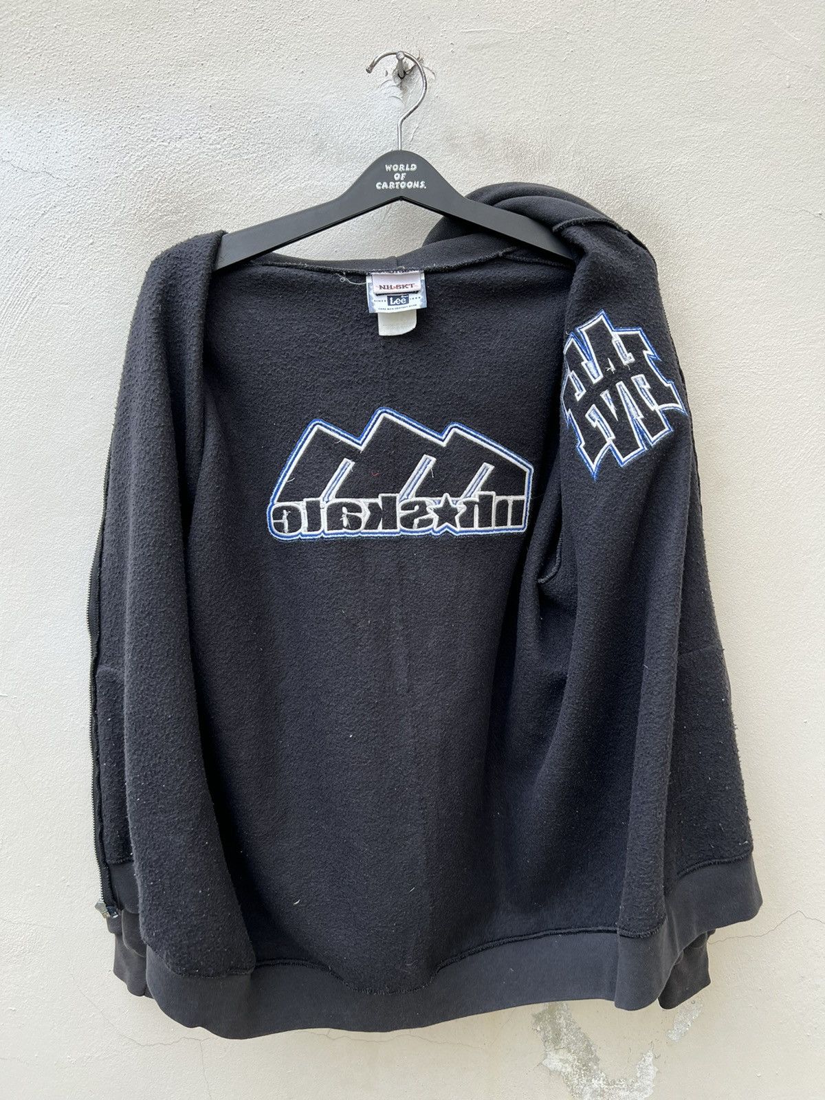 Neighborhood × Vintage Vintage 90s NH SKATE Fade Black Hoodies Sweatshirt Size US L / EU 52-54 / 3 - 12 Thumbnail
