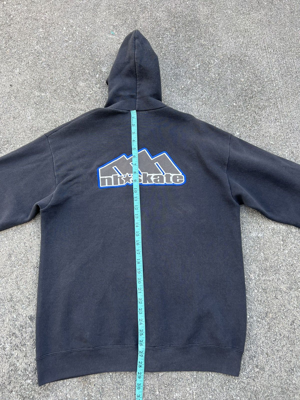 Neighborhood × Vintage Vintage 90s NH SKATE Fade Black Hoodies Sweatshirt Size US L / EU 52-54 / 3 - 17 Thumbnail