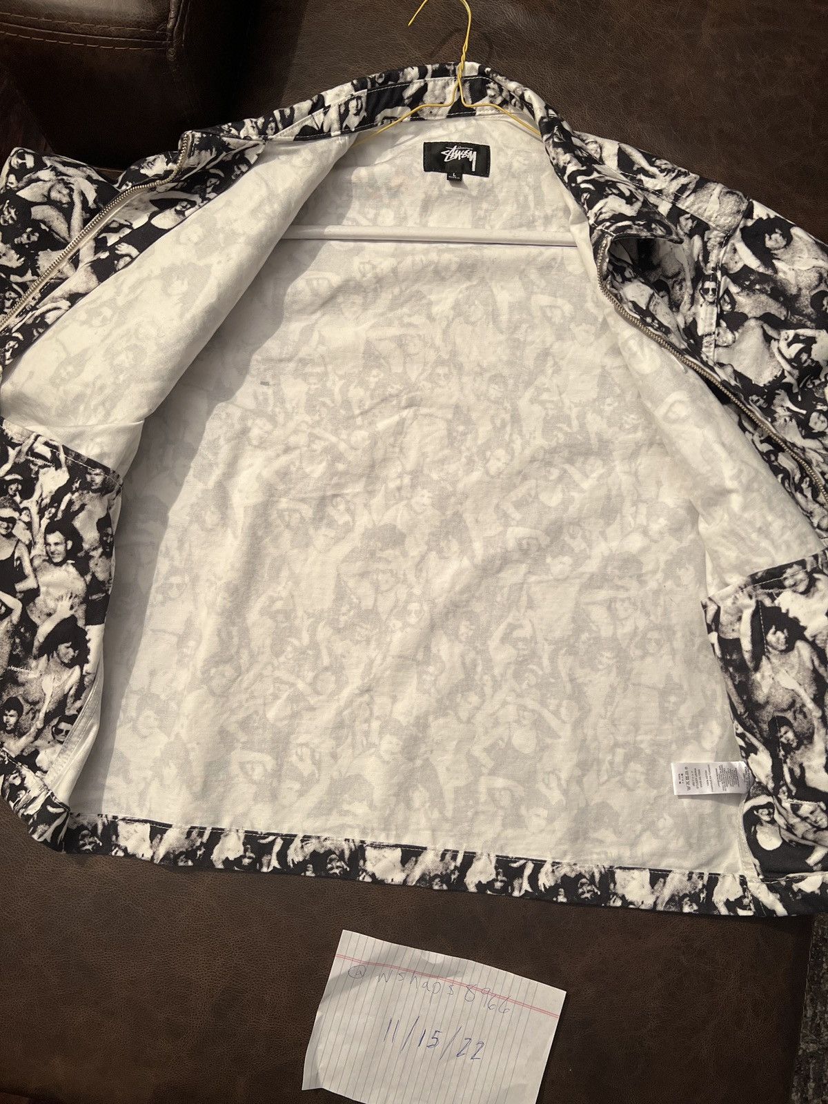 Stussy Stussy Bing Printed Denim Blouson Jacket Size US L / EU 52-54 / 3 - 4 Thumbnail