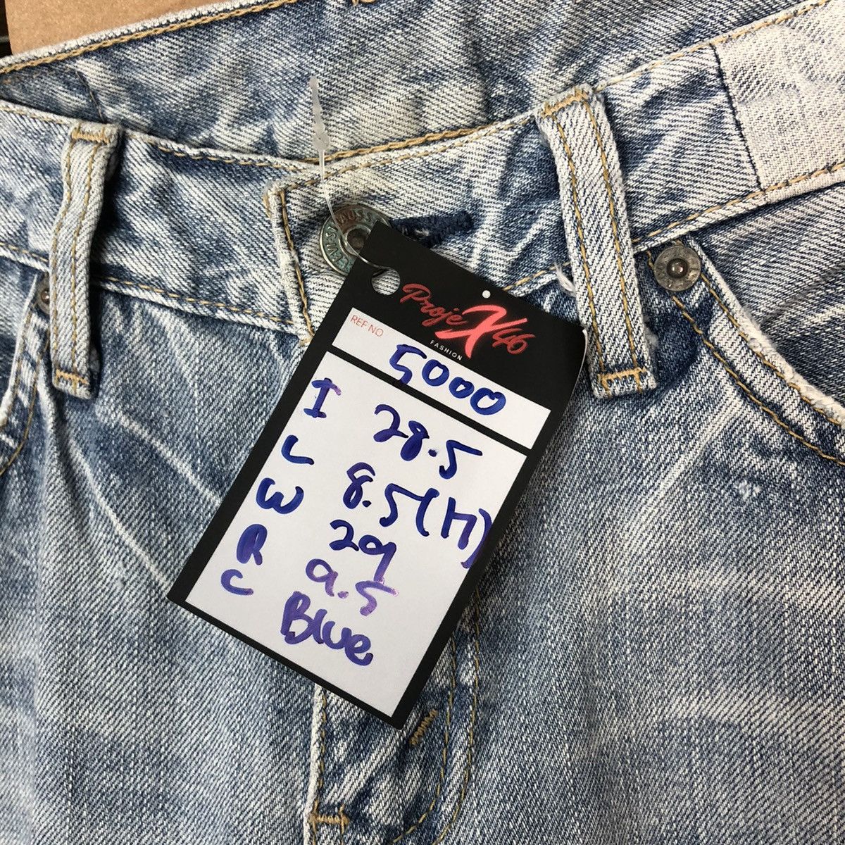 Levi's 517 vintage Levis Blue Distressed Denim Pants #5000 Size US 29 - 11 Thumbnail