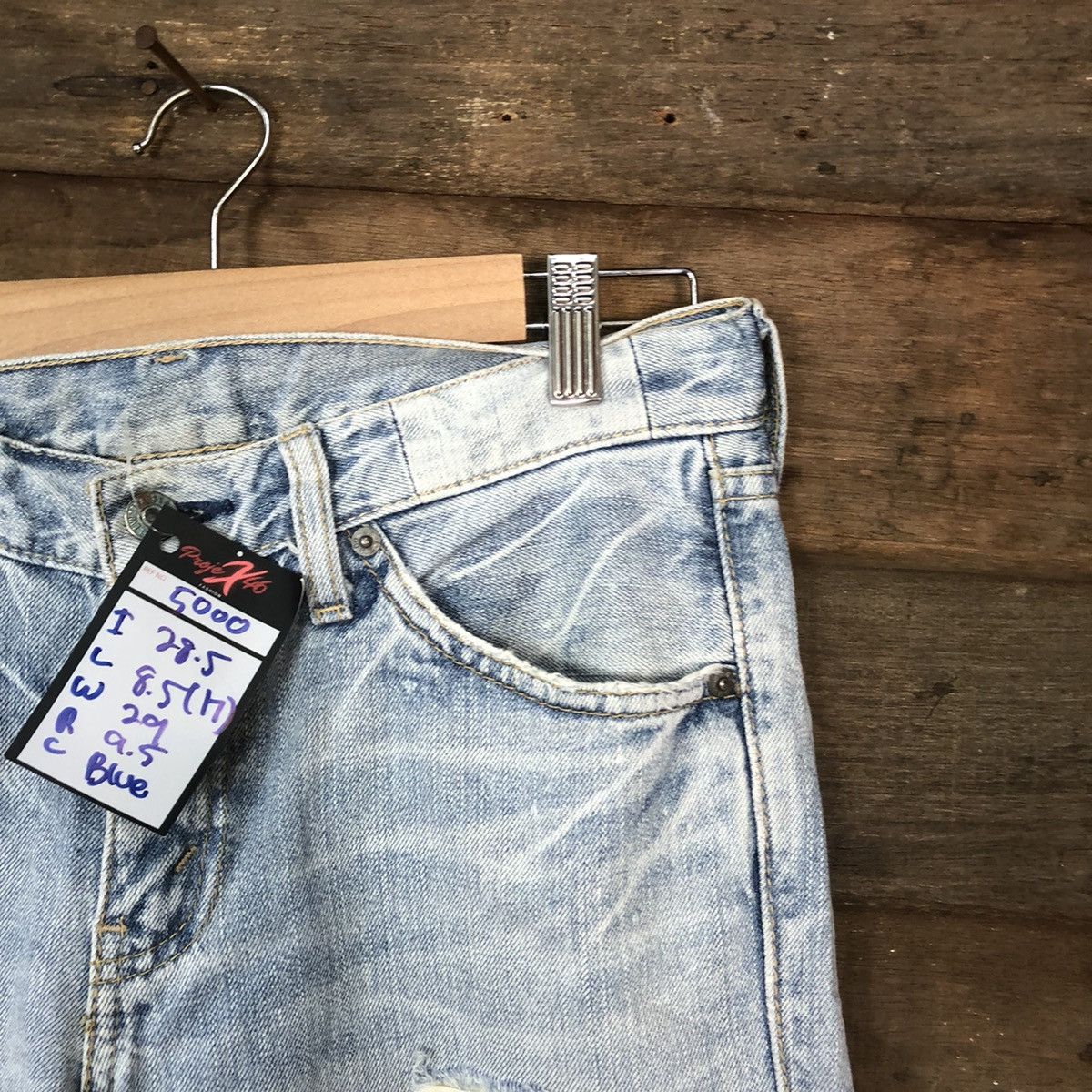 Levi's 517 vintage Levis Blue Distressed Denim Pants #5000 Size US 29 - 5 Thumbnail