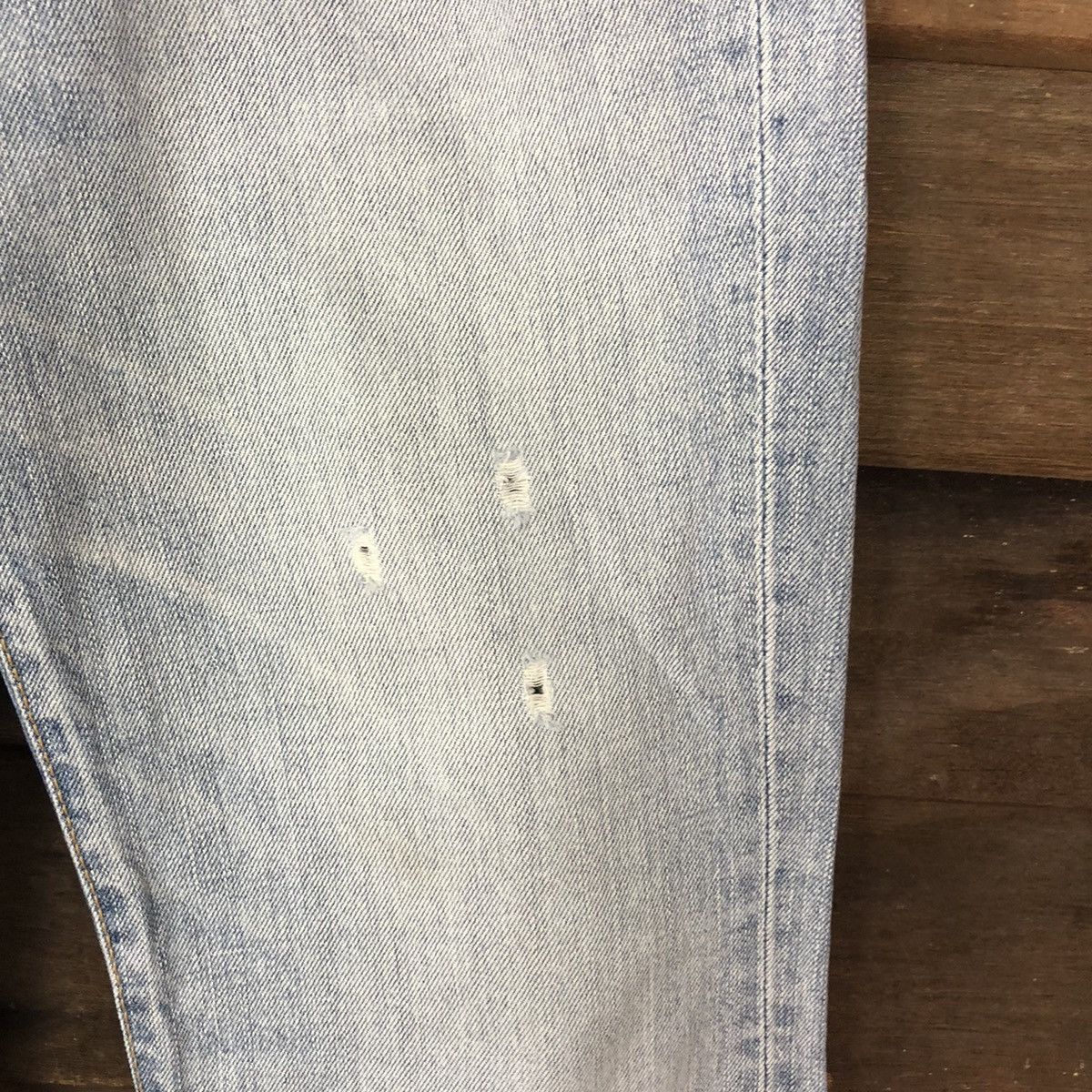 Levi's 517 vintage Levis Blue Distressed Denim Pants #5000 Size US 29 - 10 Thumbnail