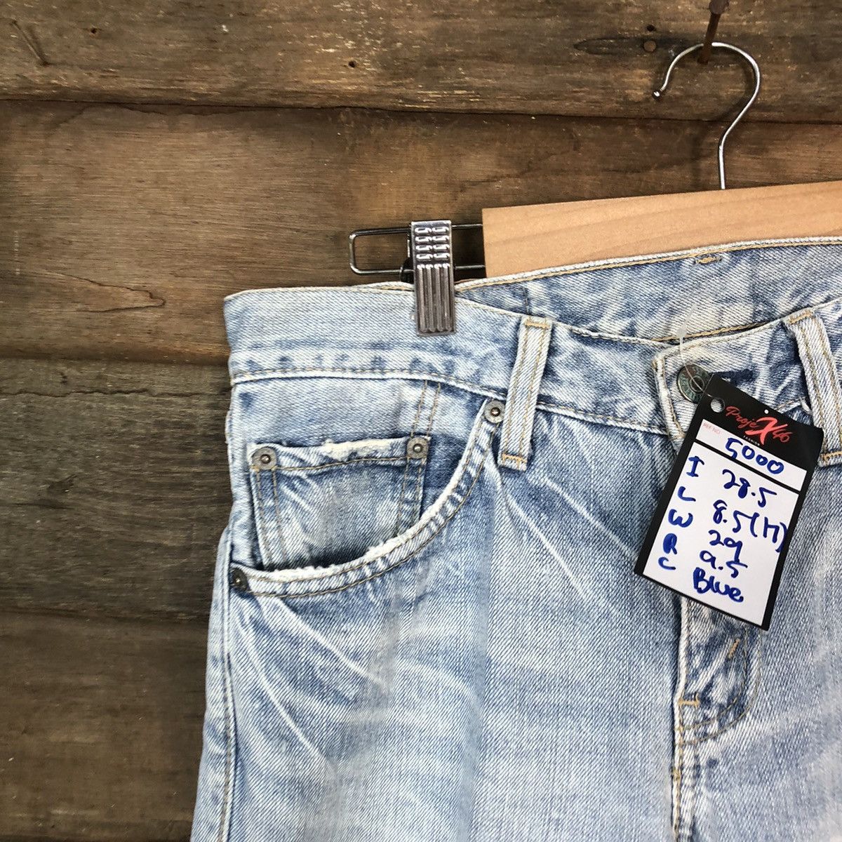 Levi's 517 vintage Levis Blue Distressed Denim Pants #5000 Size US 29 - 4 Thumbnail