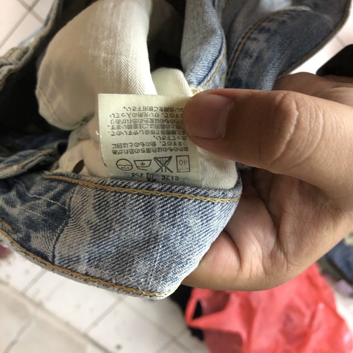 Levi's 517 vintage Levis Blue Distressed Denim Pants #5000 Size US 29 - 19 Thumbnail