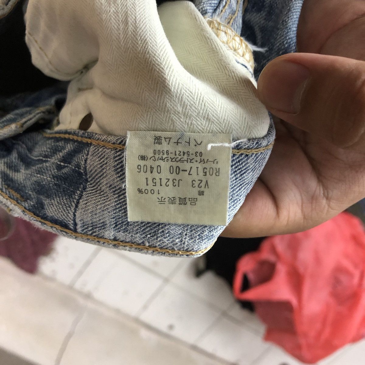 Levi's 517 vintage Levis Blue Distressed Denim Pants #5000 Size US 29 - 20 Thumbnail