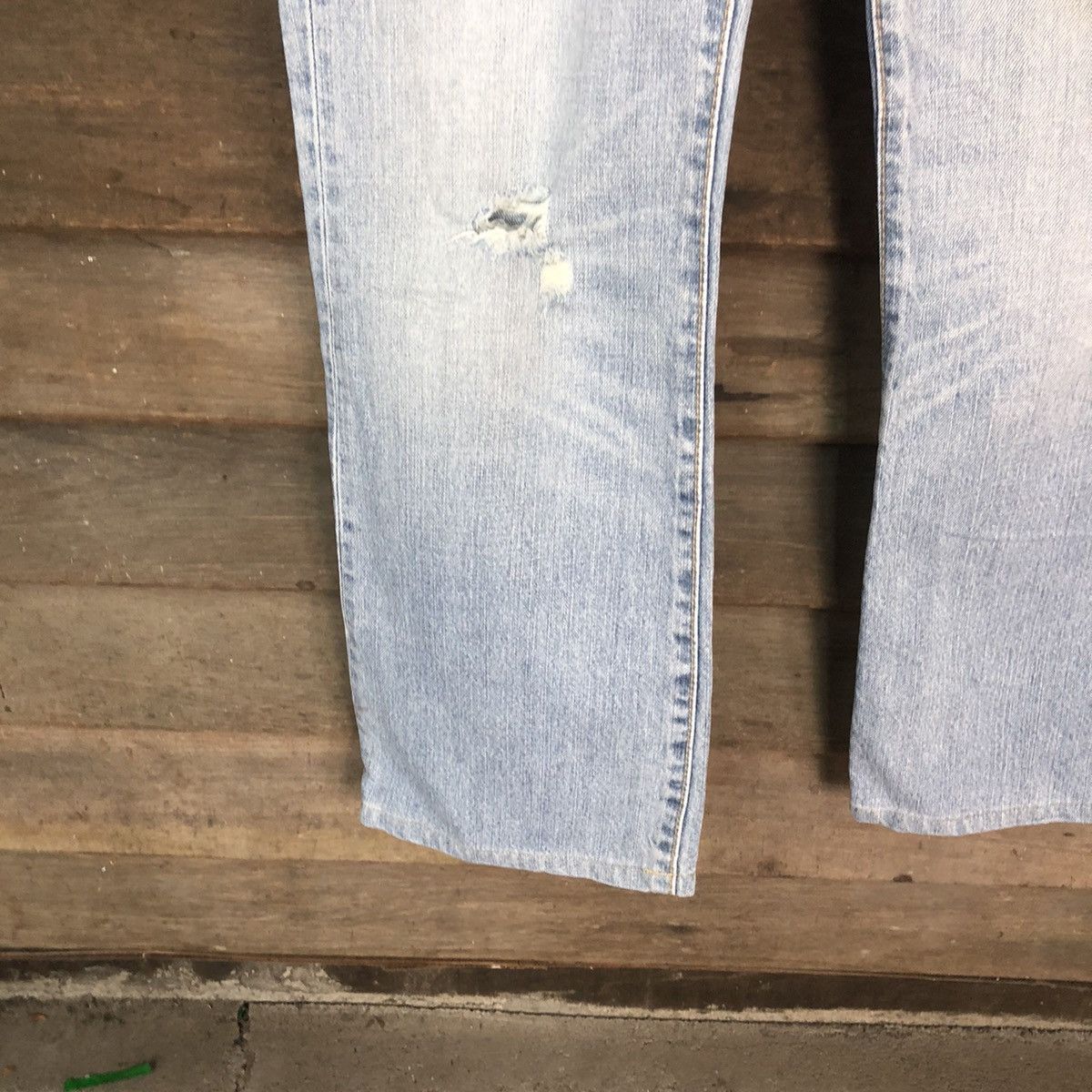 Levi's 517 vintage Levis Blue Distressed Denim Pants #5000 Size US 29 - 6 Thumbnail