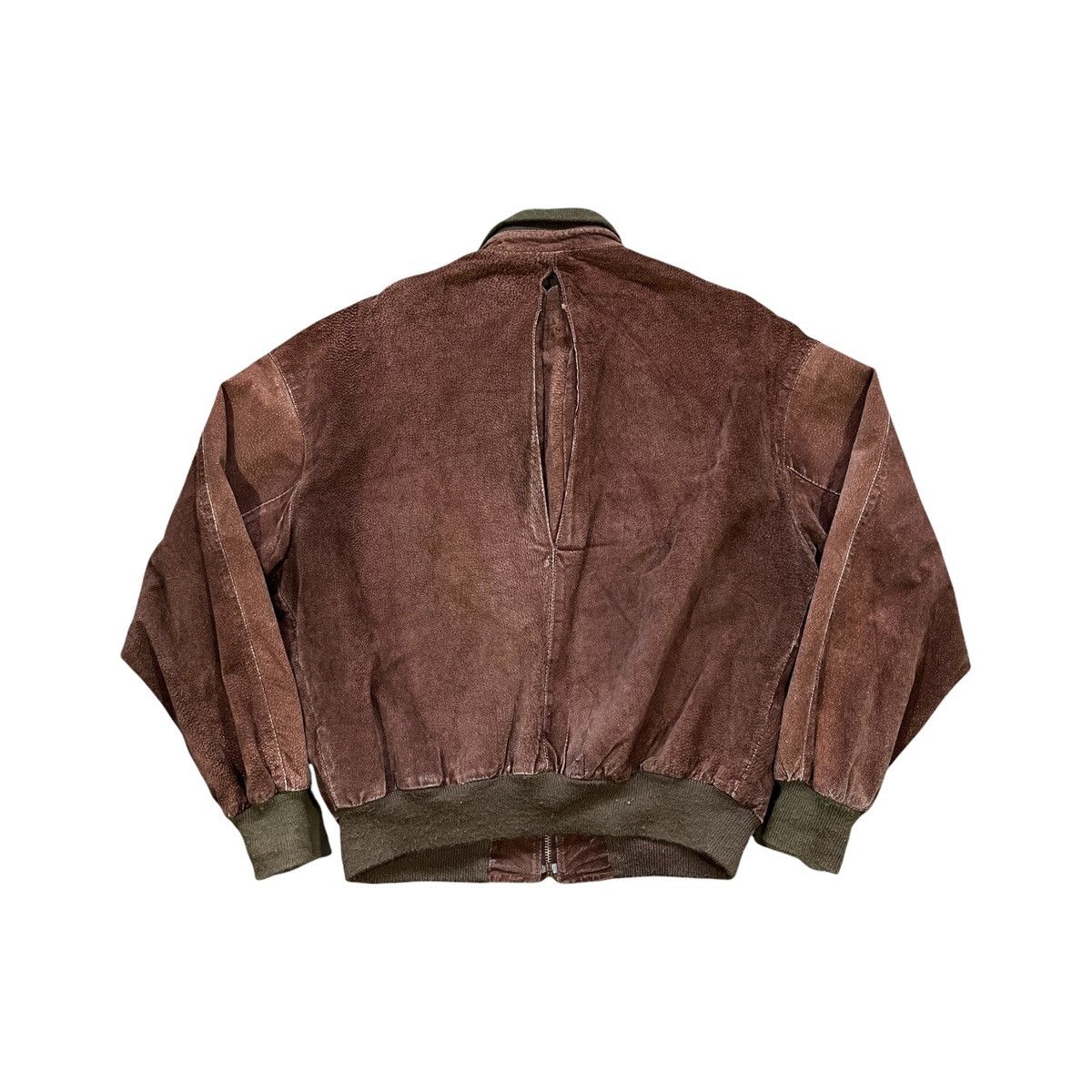 L.L. Bean 80s l.l. bean suede leather bomber Size US XL / EU 56 / 4 - 3 Thumbnail