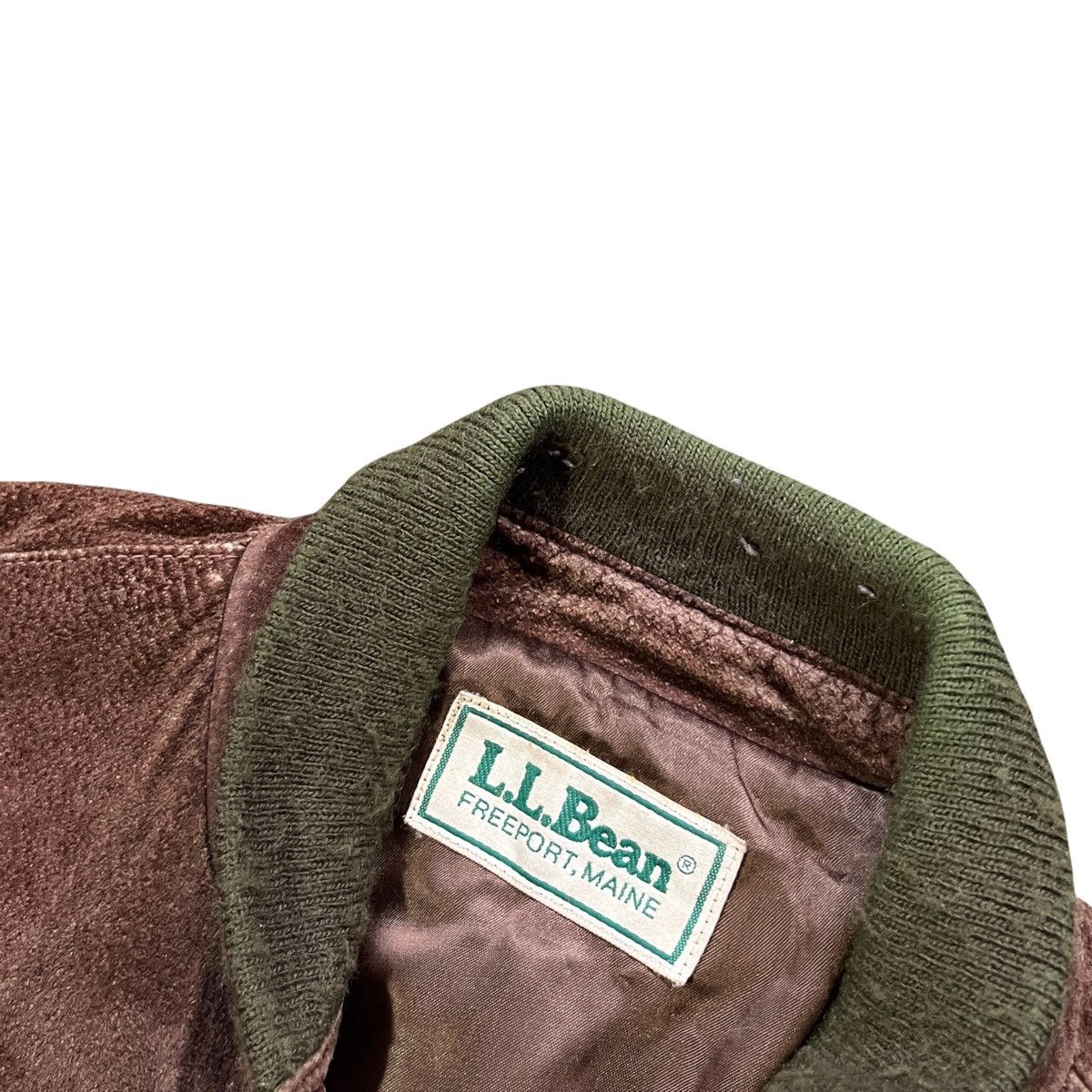 L.L. Bean 80s l.l. bean suede leather bomber Size US XL / EU 56 / 4 - 2 Thumbnail