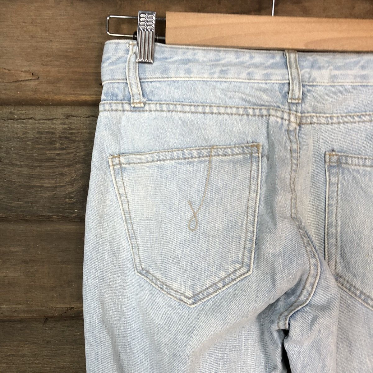 Japanese Brand Cecil Mcbee Blue Distressed Denim Pants #5094 Size 26" / US 2 / IT 38 - 14 Thumbnail