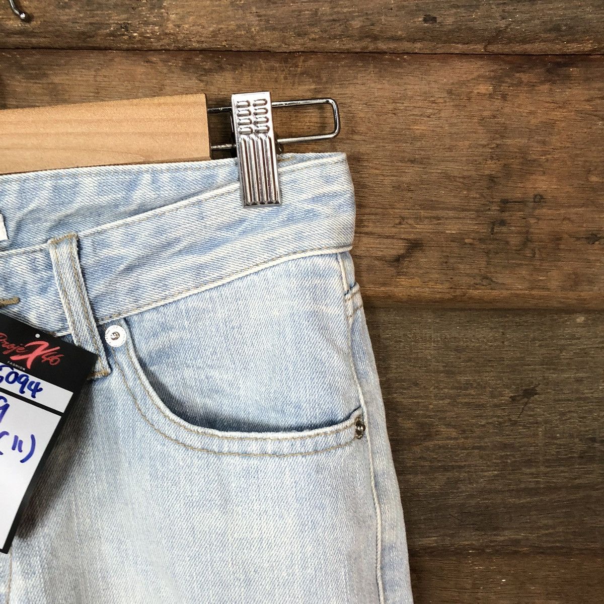 Japanese Brand Cecil Mcbee Blue Distressed Denim Pants #5094 Size 26" / US 2 / IT 38 - 5 Thumbnail