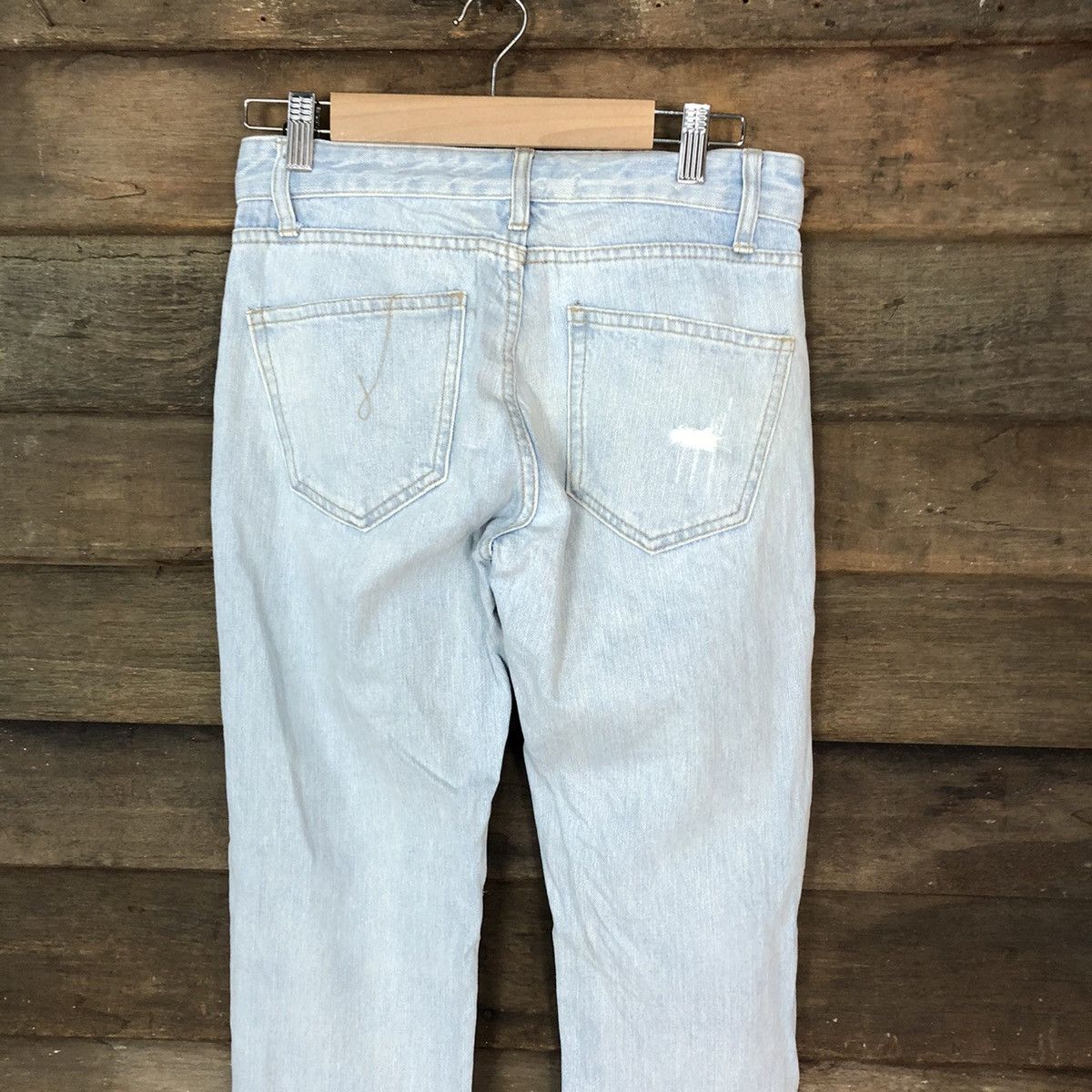 Japanese Brand Cecil Mcbee Blue Distressed Denim Pants #5094 Size 26" / US 2 / IT 38 - 12 Thumbnail