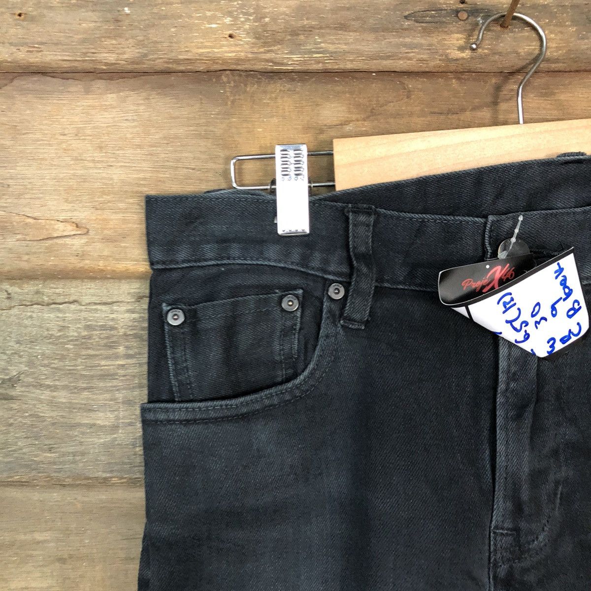 Japanese Brand Uniqlo Black Distressed Denim Pants #5089 Size US 30 / EU 46 - 4 Thumbnail