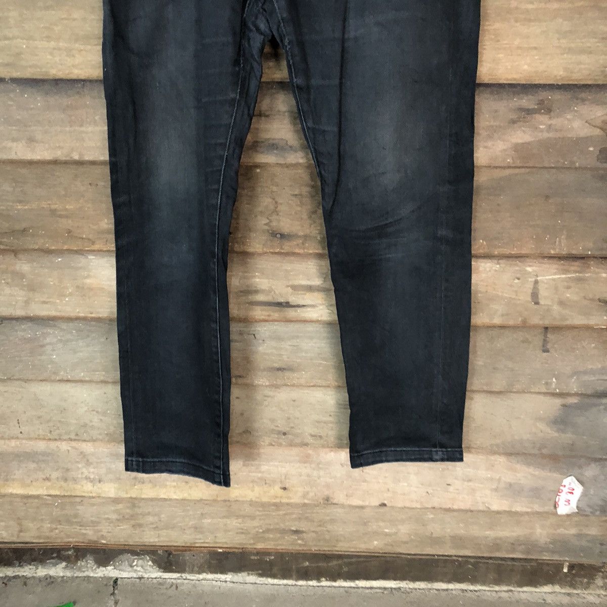 Japanese Brand Uniqlo Black Distressed Denim Pants #5089 Size US 30 / EU 46 - 3 Thumbnail