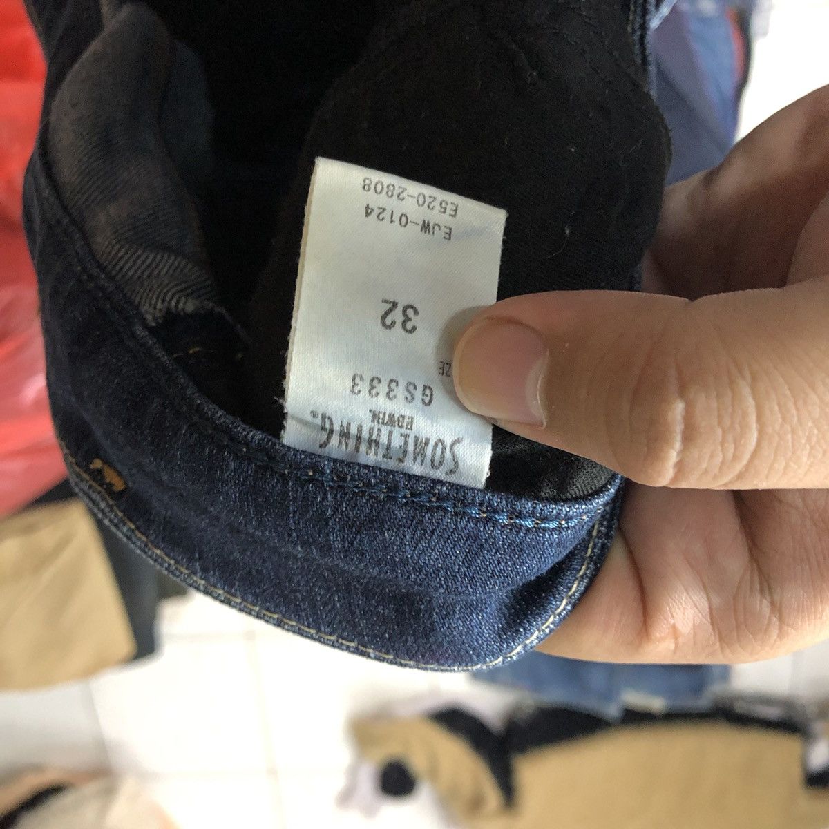 Edwin Something Edwin Blue Denim Pants #4651 Size 32" / US 10 / IT 46 - 15 Thumbnail