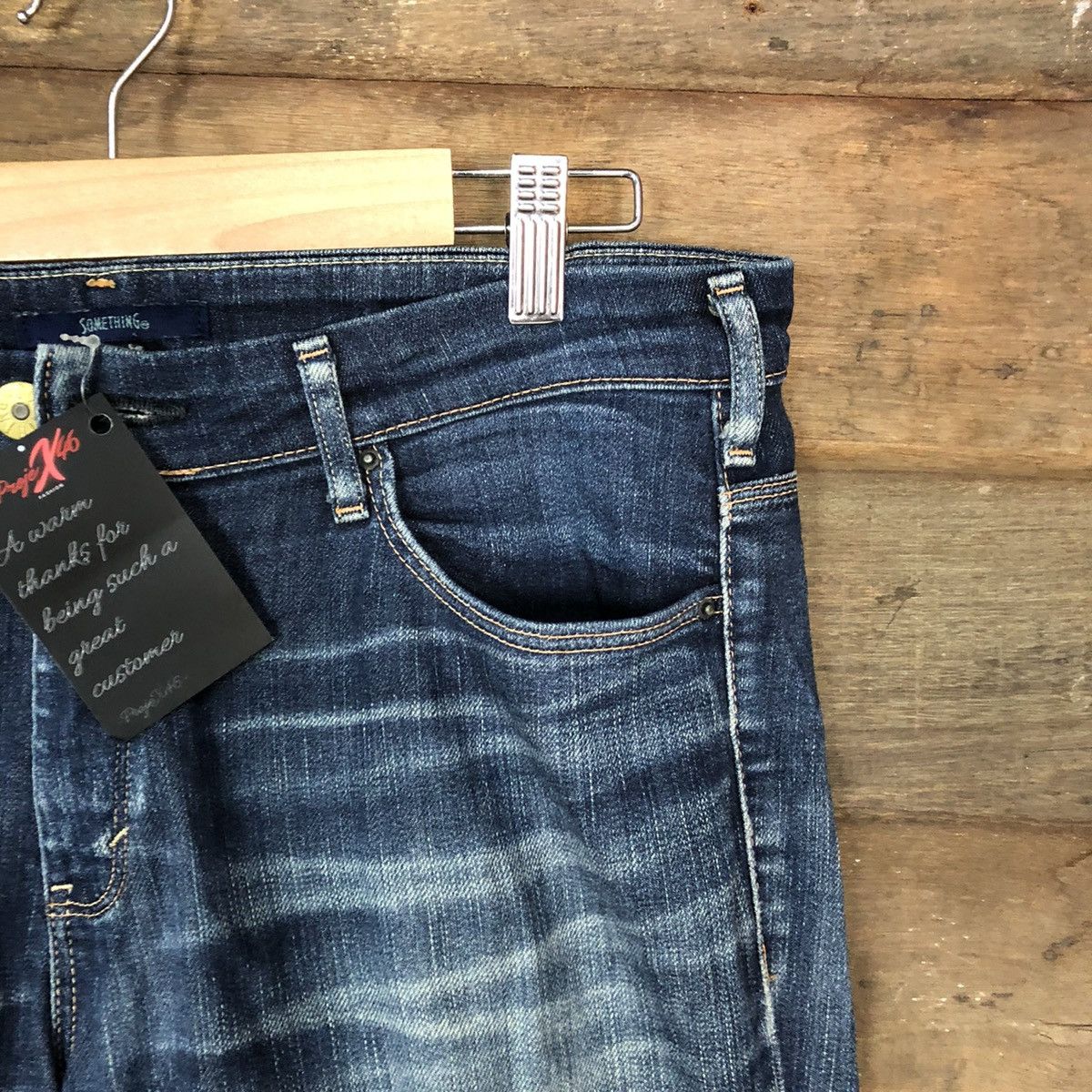 Edwin Something Edwin Blue Denim Pants #4651 Size 32" / US 10 / IT 46 - 5 Thumbnail