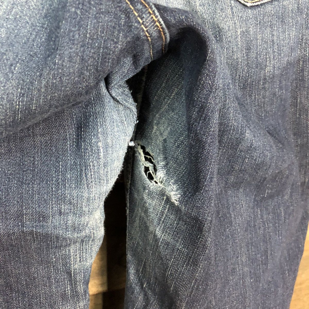 Edwin Something Edwin Blue Denim Pants #4651 Size 32" / US 10 / IT 46 - 12 Thumbnail