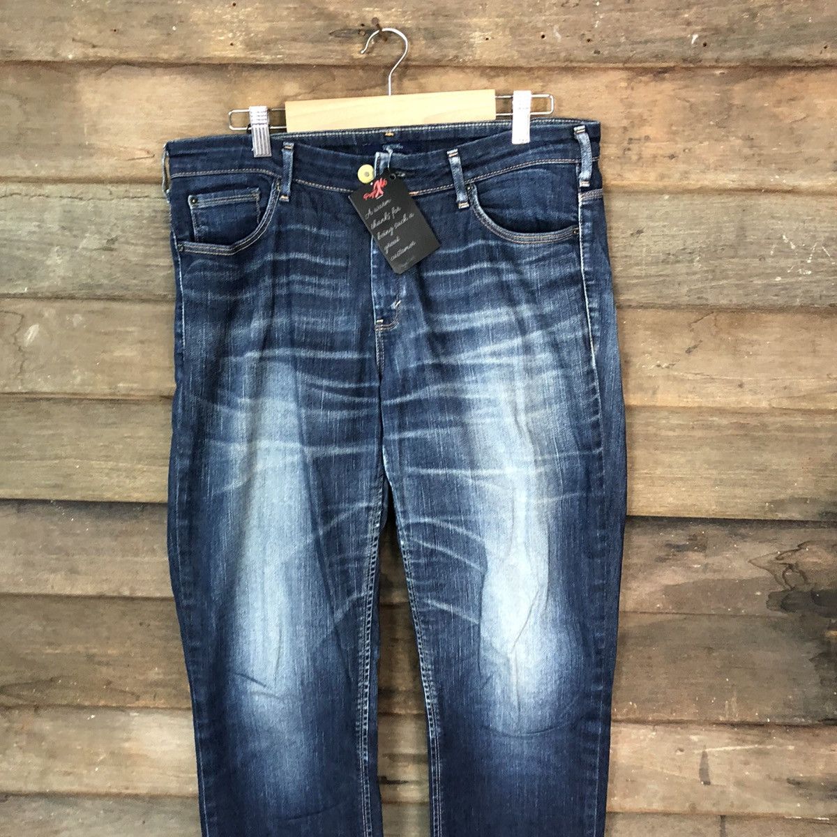Edwin Something Edwin Blue Denim Pants #4651 Size 32" / US 10 / IT 46 - 2 Thumbnail