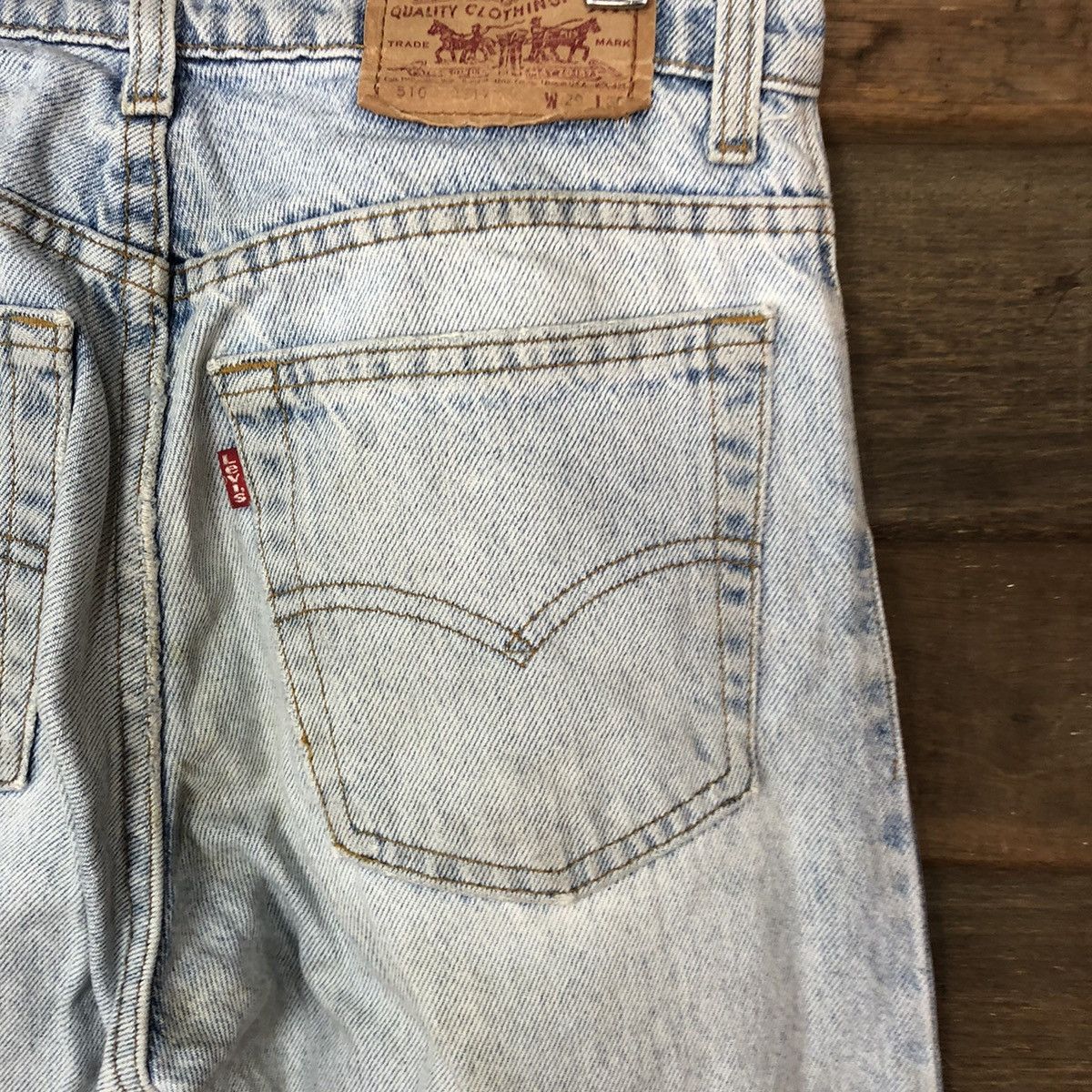Levi's Levis Blue Distressed Denim Pants #4661 Size US 29 - 13 Thumbnail