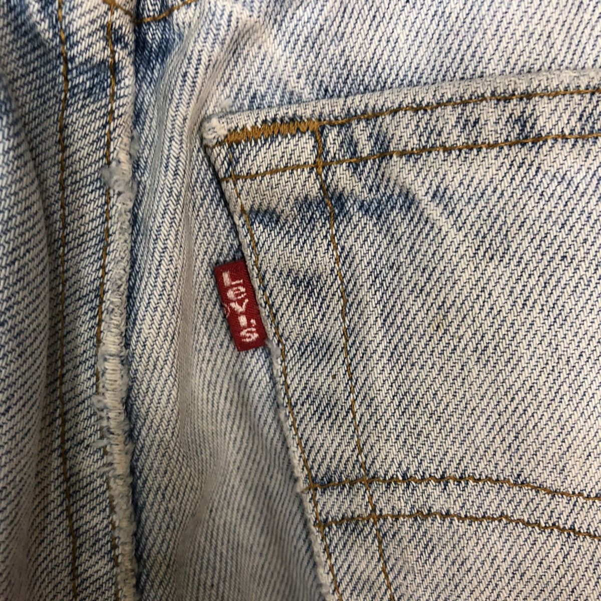 Levi's Levis Blue Distressed Denim Pants #4661 Size US 29 - 14 Thumbnail