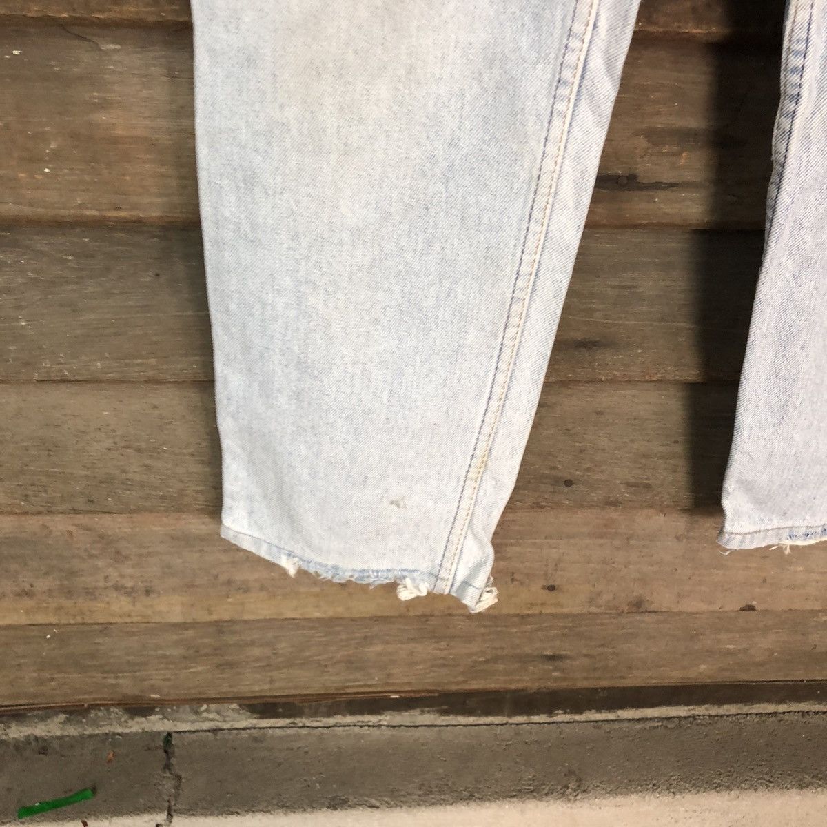Levi's Levis Blue Distressed Denim Pants #4661 Size US 29 - 6 Thumbnail