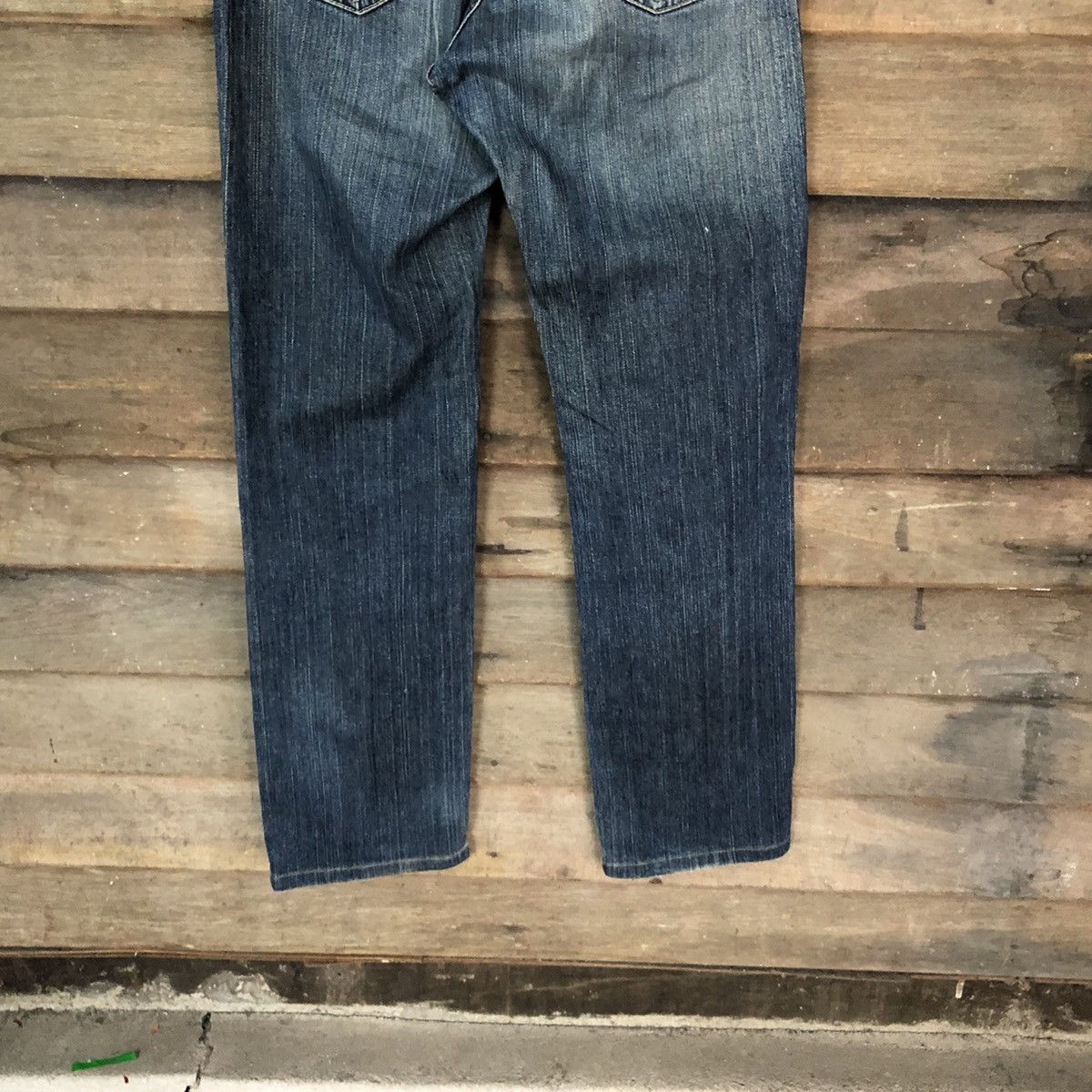 Vintage Wrangler Blue Distressed Denim Pants #4657 Size US 28 / EU 44 - 11 Thumbnail