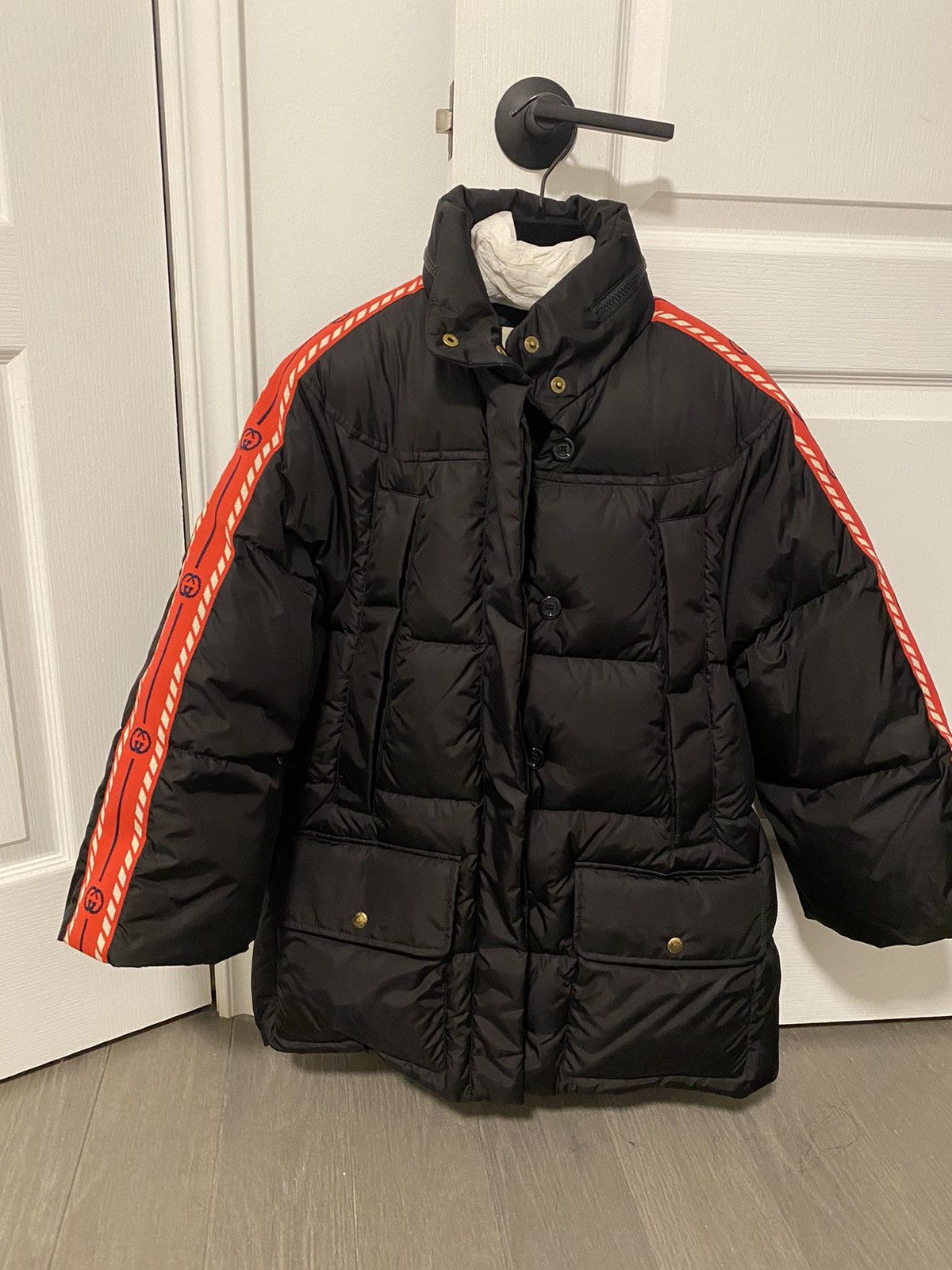 image of Gucci Down Jacket in Black, Women's (Size Small)