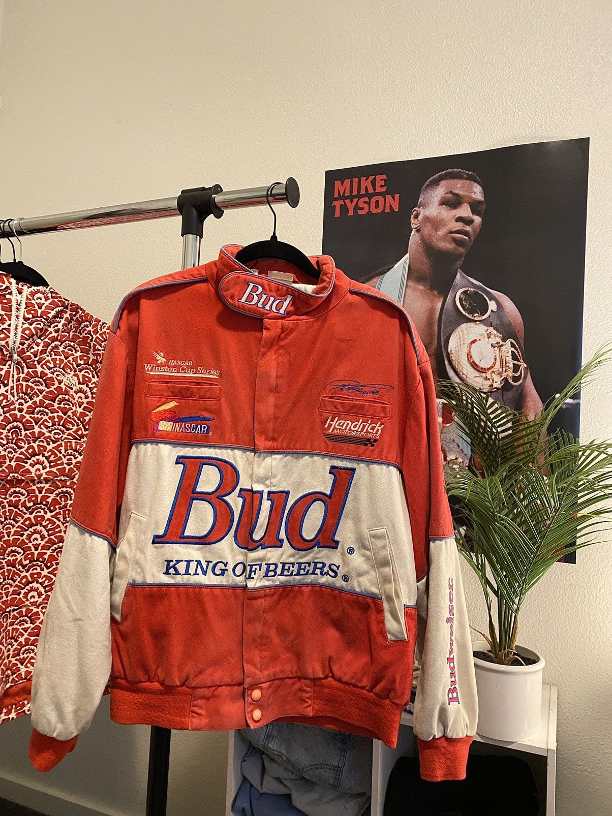 1990’s Cherry Red Budweiser Race Jacket