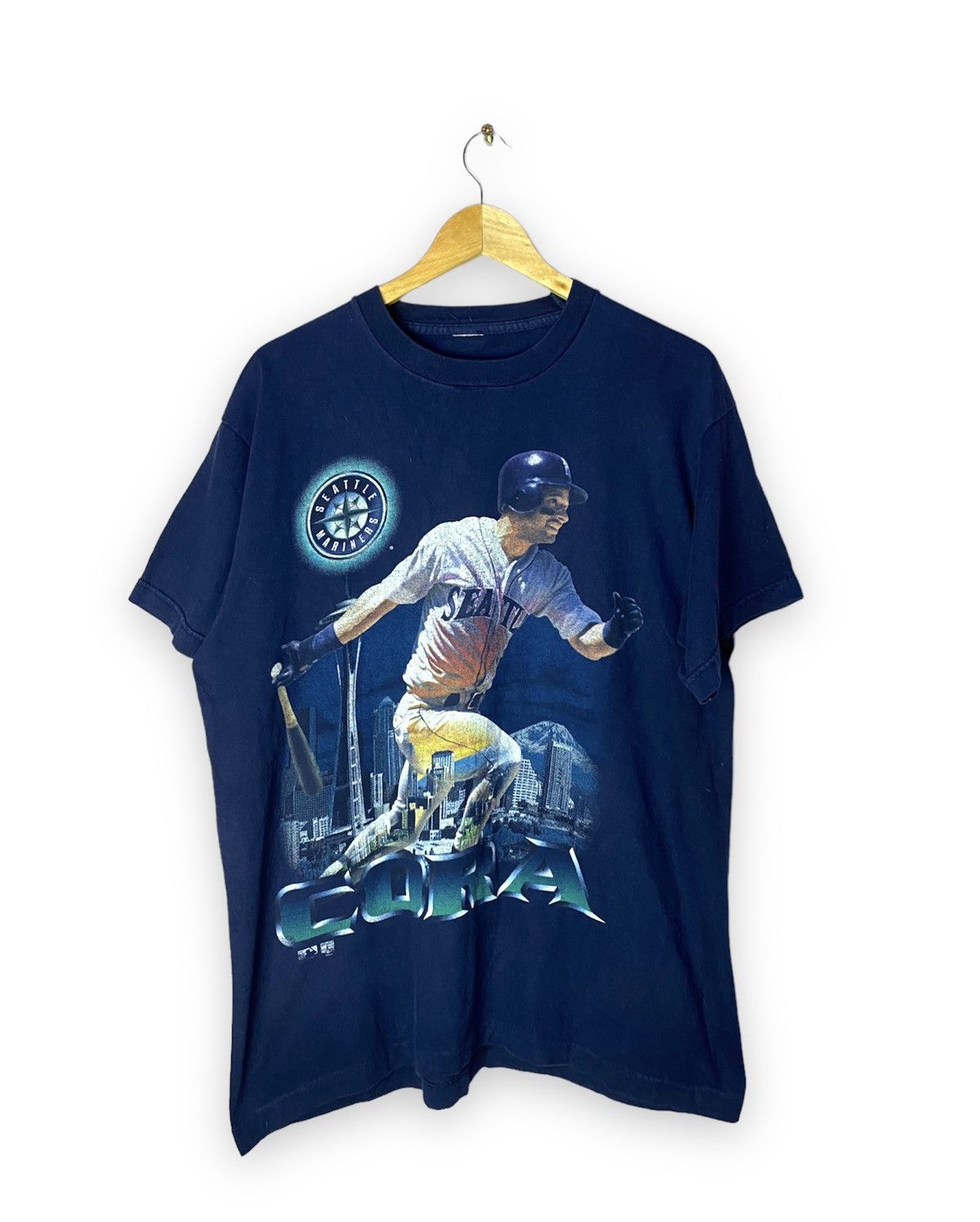 Vintage 90s Joey Cora Seattle Mariners MLB Tees