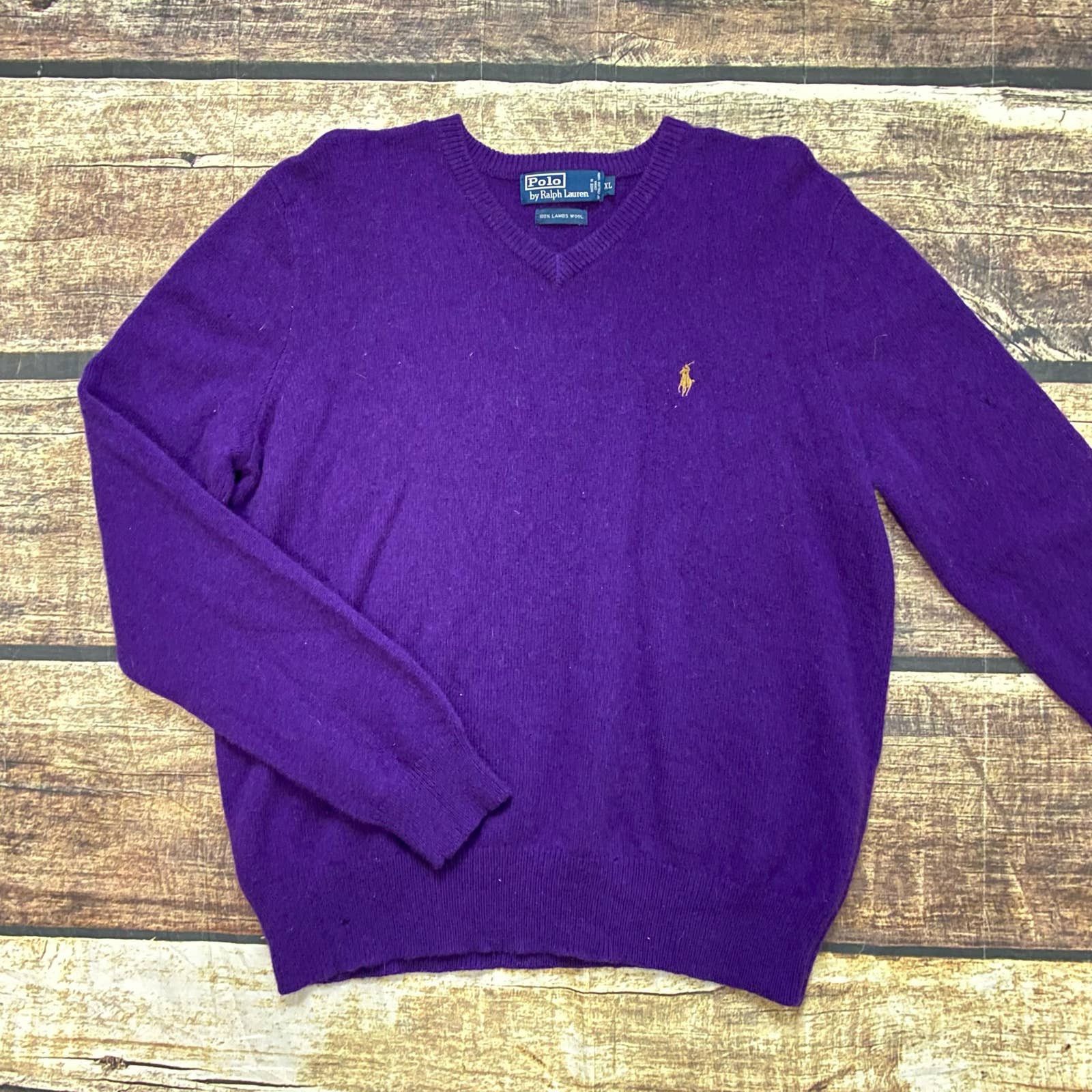 Ralph Lauren POLO by Ralph Lauren Lambswool Knit Sweater Men's XL /eaa504680