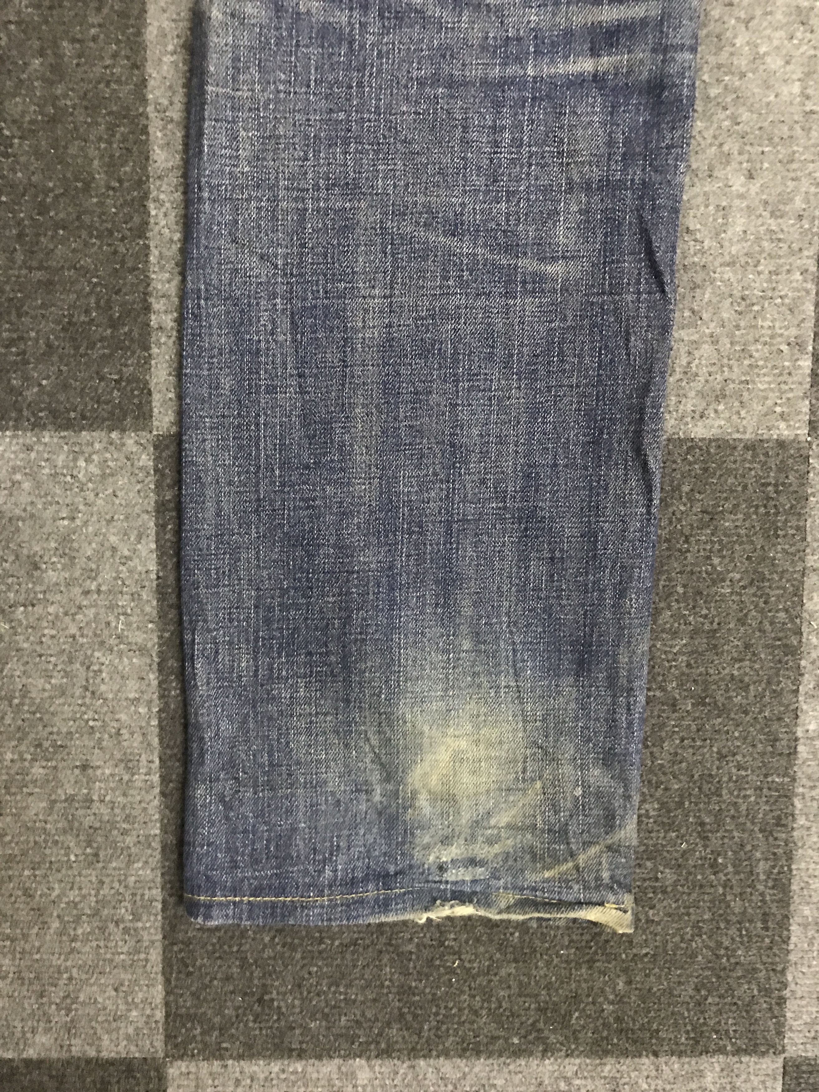 Levi's × Vintage VLEV123-Vtg LEVIS 502 BIG E Red Line Distressed Jeans Size US 30 / EU 46 - 19 Thumbnail