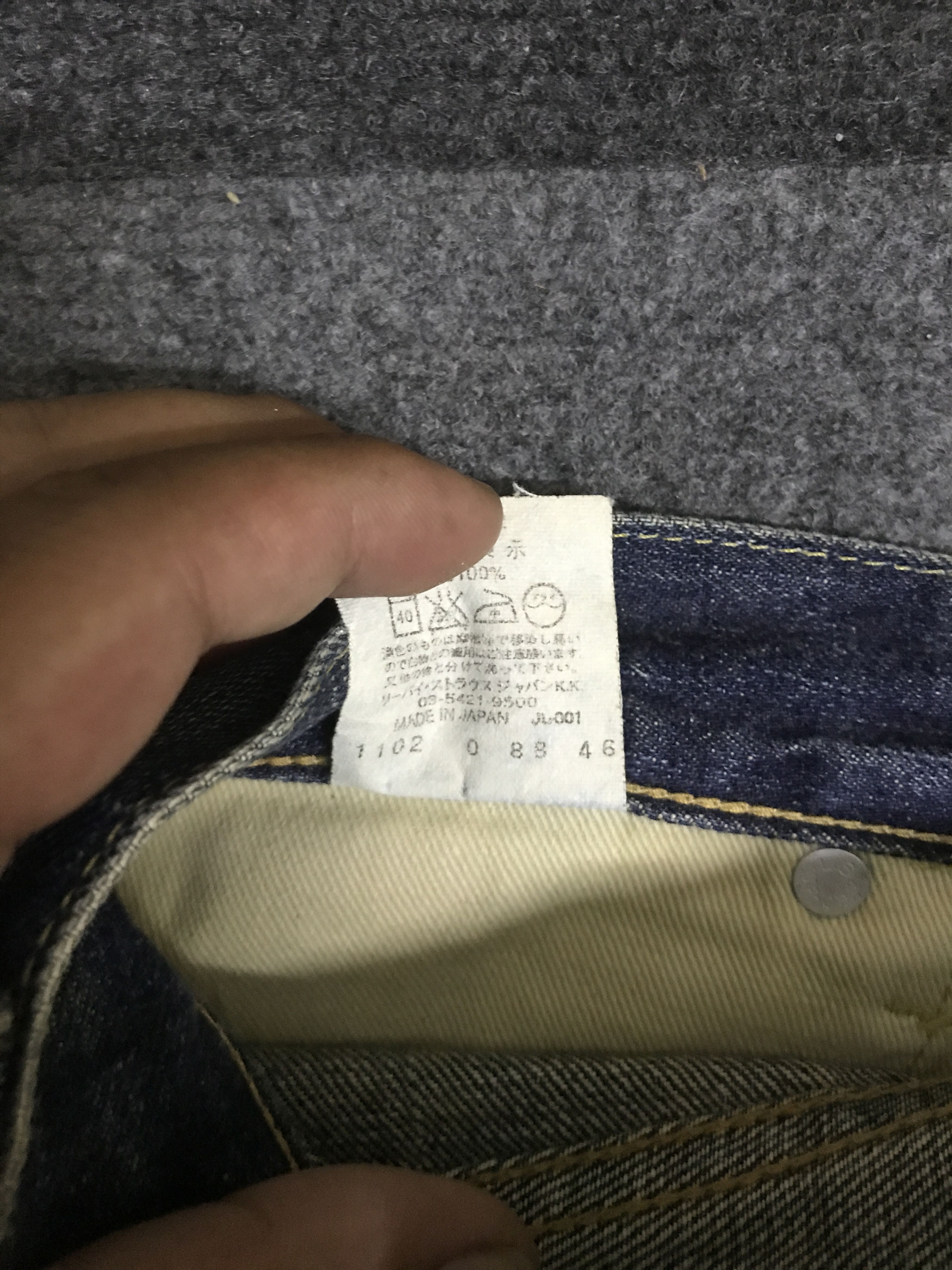 Levi's × Vintage VLEV123-Vtg LEVIS 502 BIG E Red Line Distressed Jeans Size US 30 / EU 46 - 22 Thumbnail