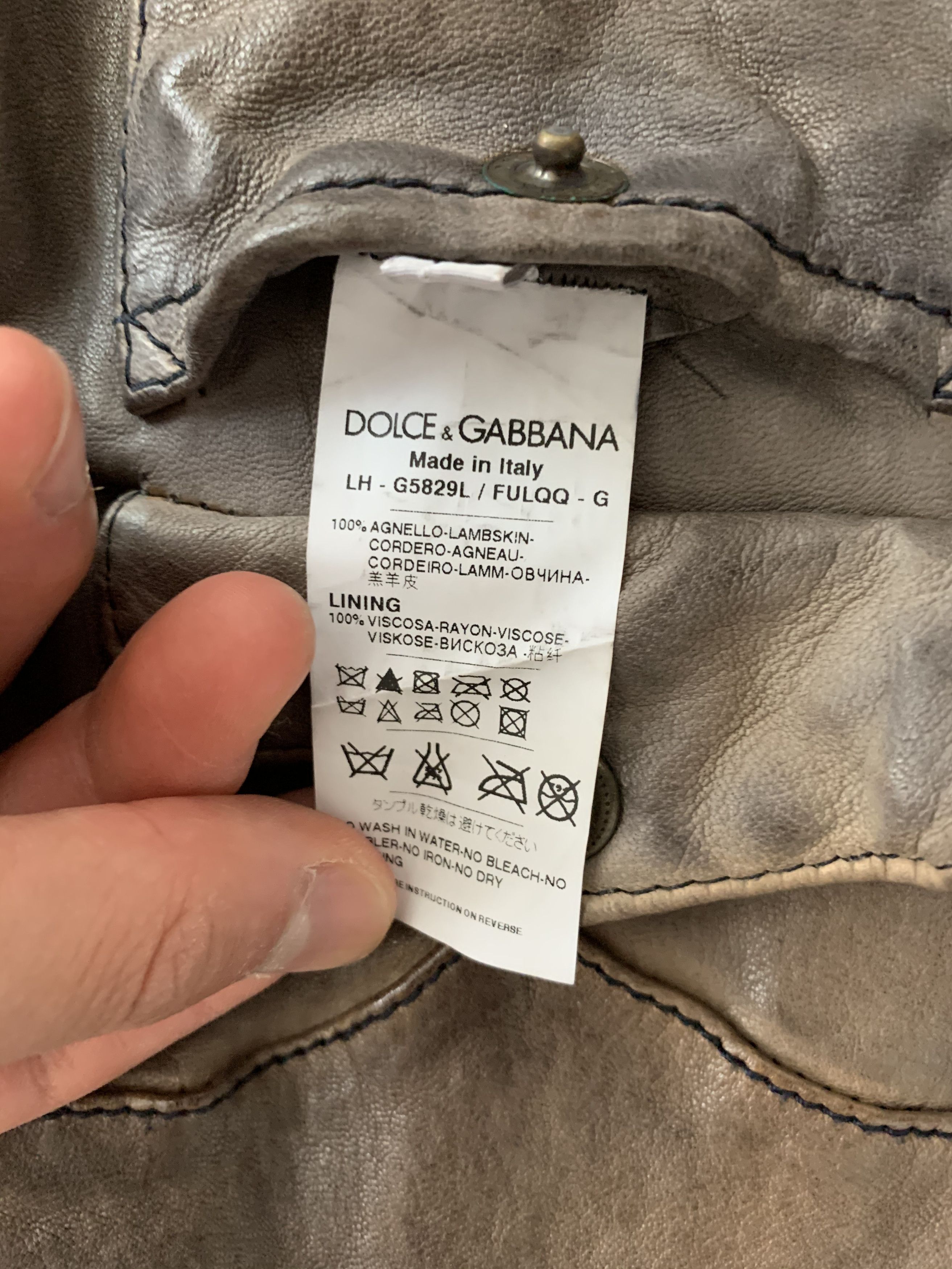 Dolce & Gabbana Dolce and Gabbana leather jacket/shirt Size US M / EU 48-50 / 2 - 6 Thumbnail