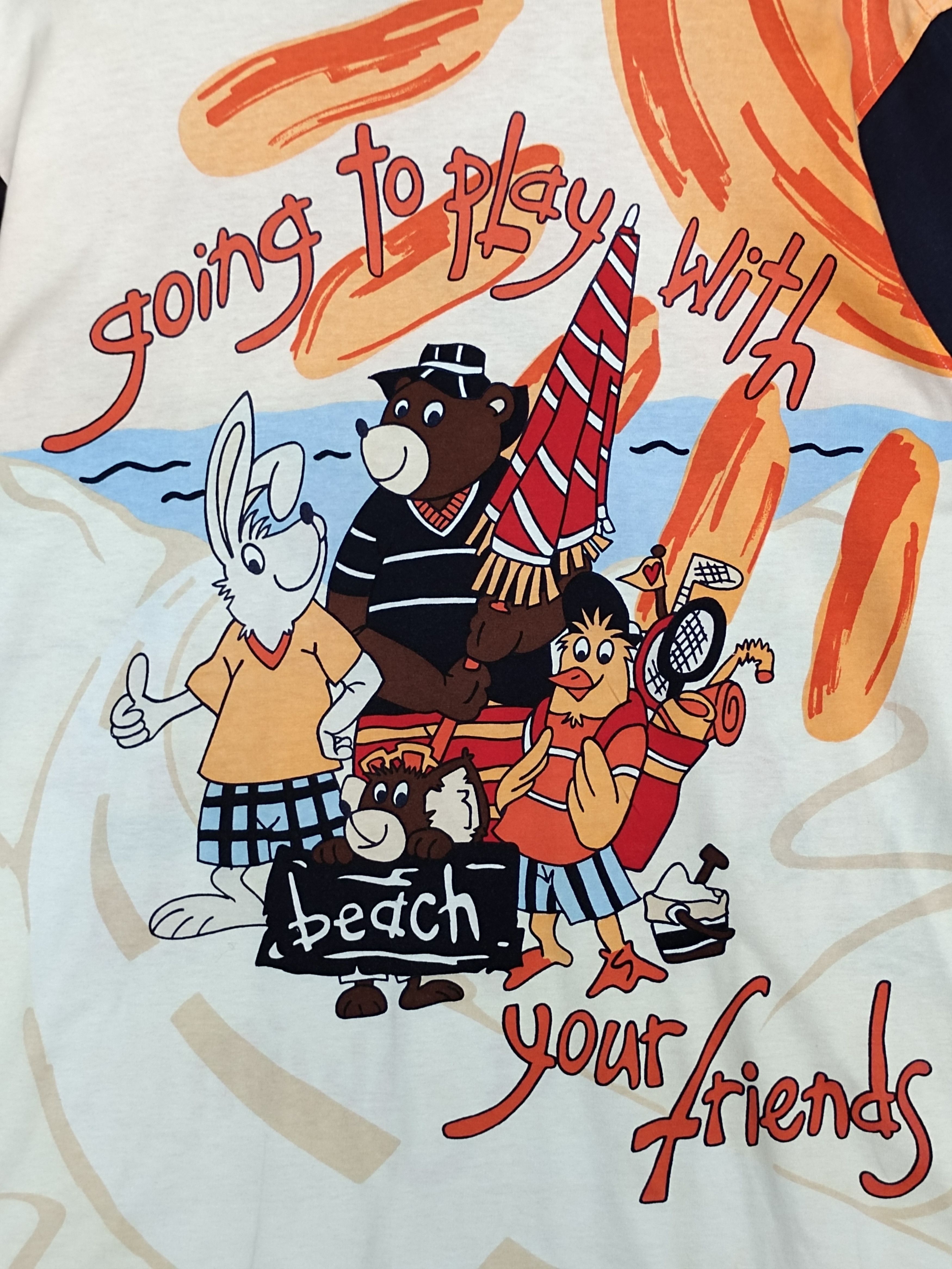 Jean Charles De Castelbajac Vintage Jean Charles De Castelbajac Sport T-Shir Size US L / EU 52-54 / 3 - 2 Thumbnail