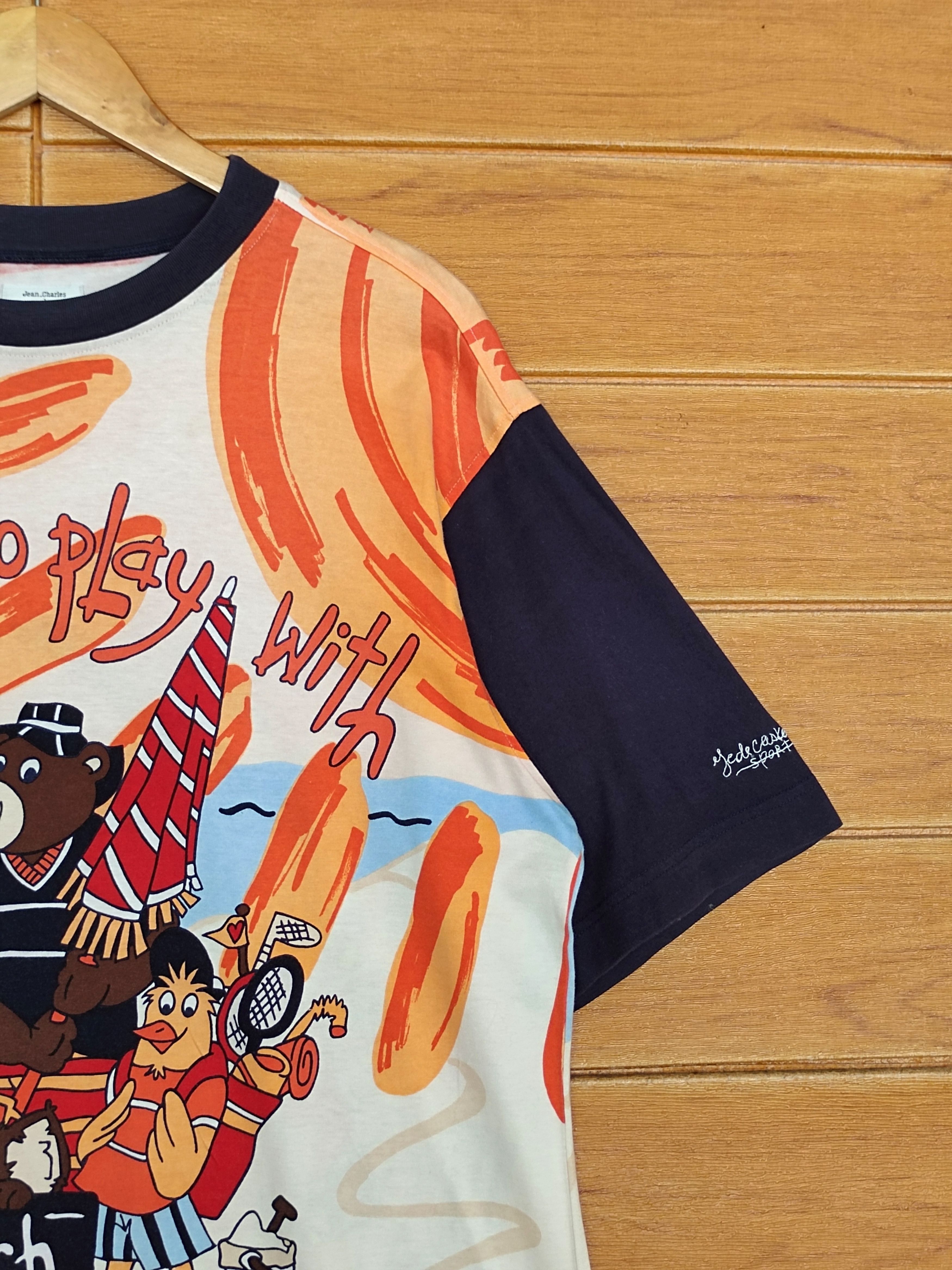 Jean Charles De Castelbajac Vintage Jean Charles De Castelbajac Sport T-Shir Size US L / EU 52-54 / 3 - 5 Thumbnail
