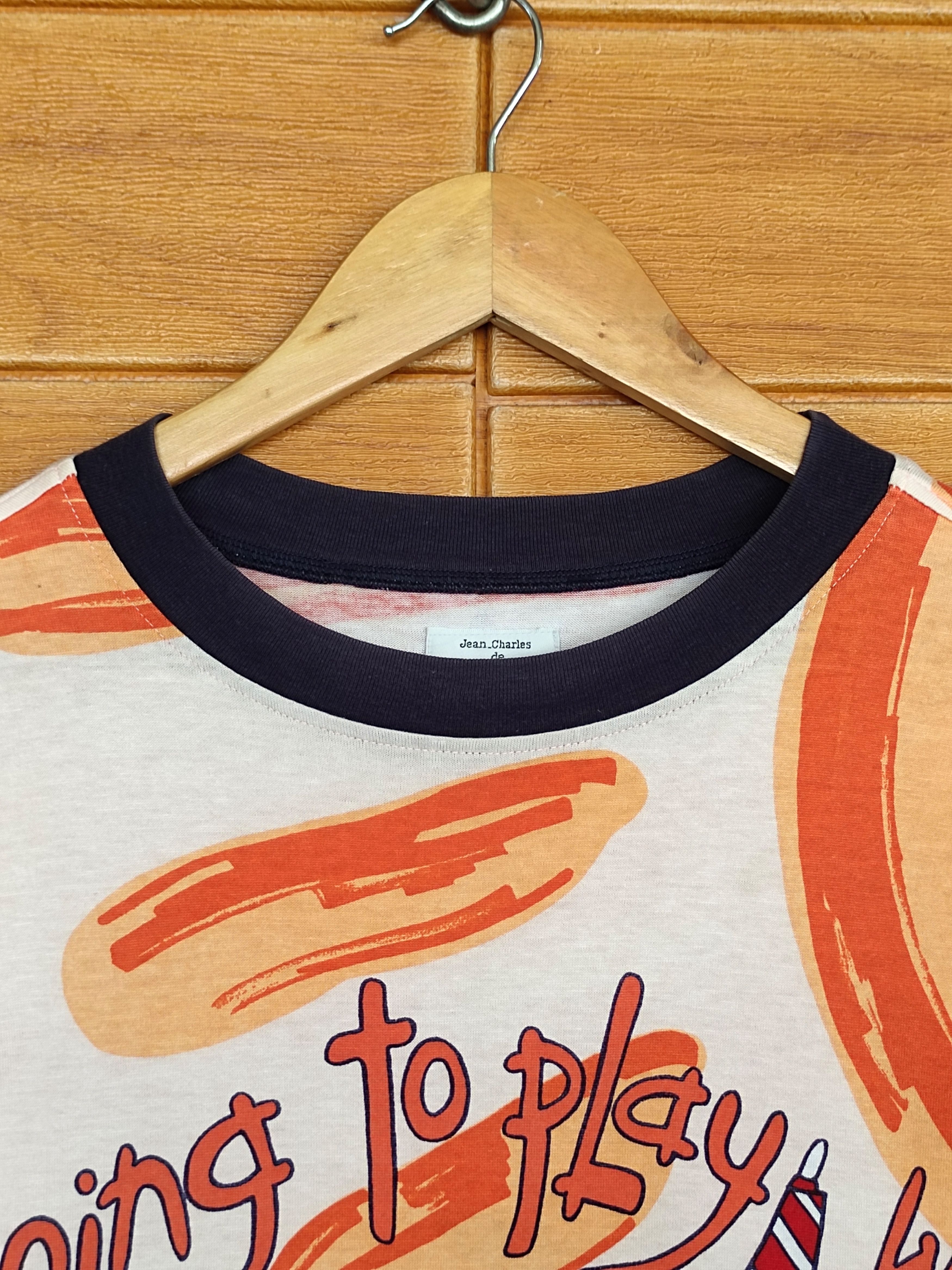 Jean Charles De Castelbajac Vintage Jean Charles De Castelbajac Sport T-Shir Size US L / EU 52-54 / 3 - 4 Thumbnail