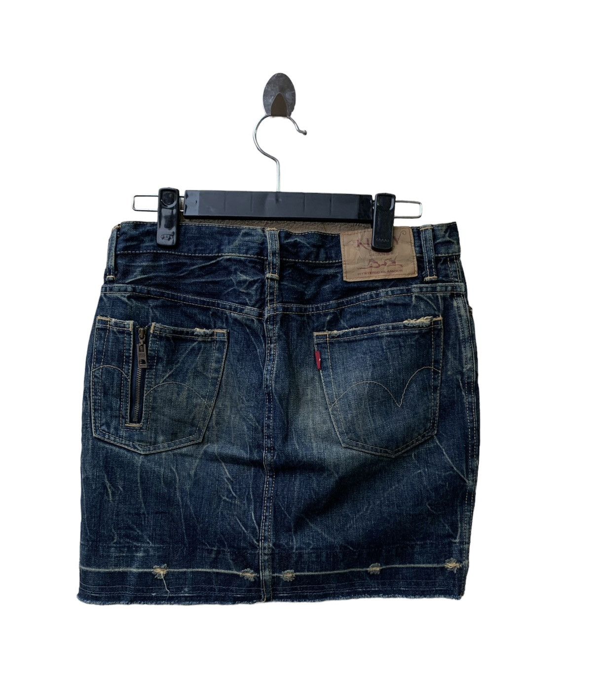 image of Hysteric Glamour Mini Skirts in Blue Jean, Women's (Size 29)