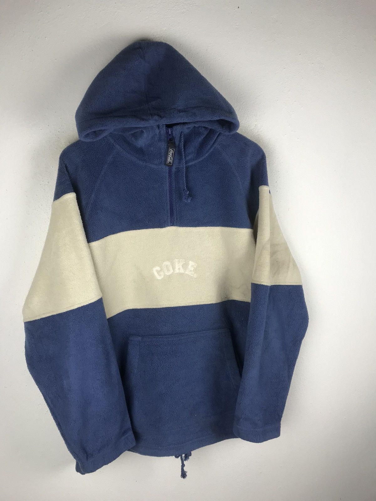Coca Cola × Vintage 🔥SALE🔥VINTAGE COCA COLA FLEECE HOODIE JACKET EMBROIDERY Size US L / EU 52-54 / 3 - 3 Thumbnail