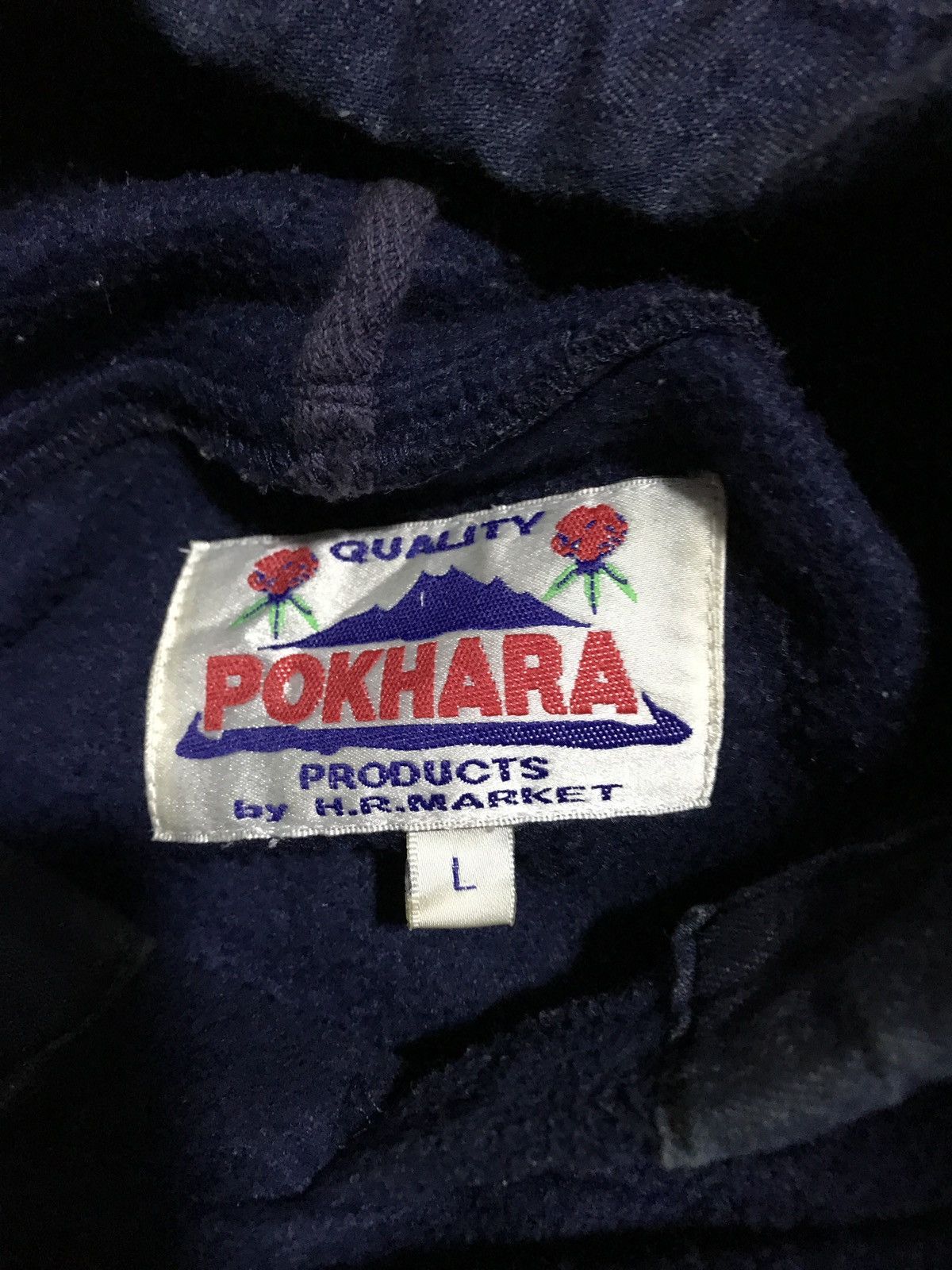 HOLLYWOOD RANCH MARKET × Vintage 🔥SALE🔥POKHARA BY HR MARKET FLEECE HOODIE Size US L / EU 52-54 / 3 - 7 Thumbnail