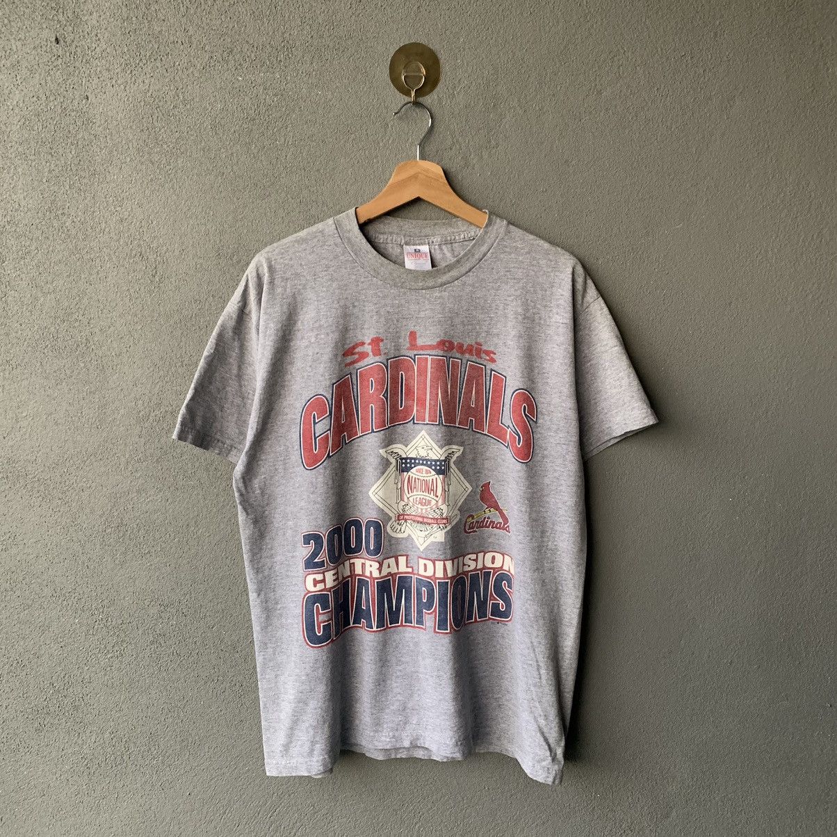 Cardinal of Canada Vintage St Louis Cardinal Central Division Champion T-shirt Size US L / EU 52-54 / 3 - 1 Thumbnail