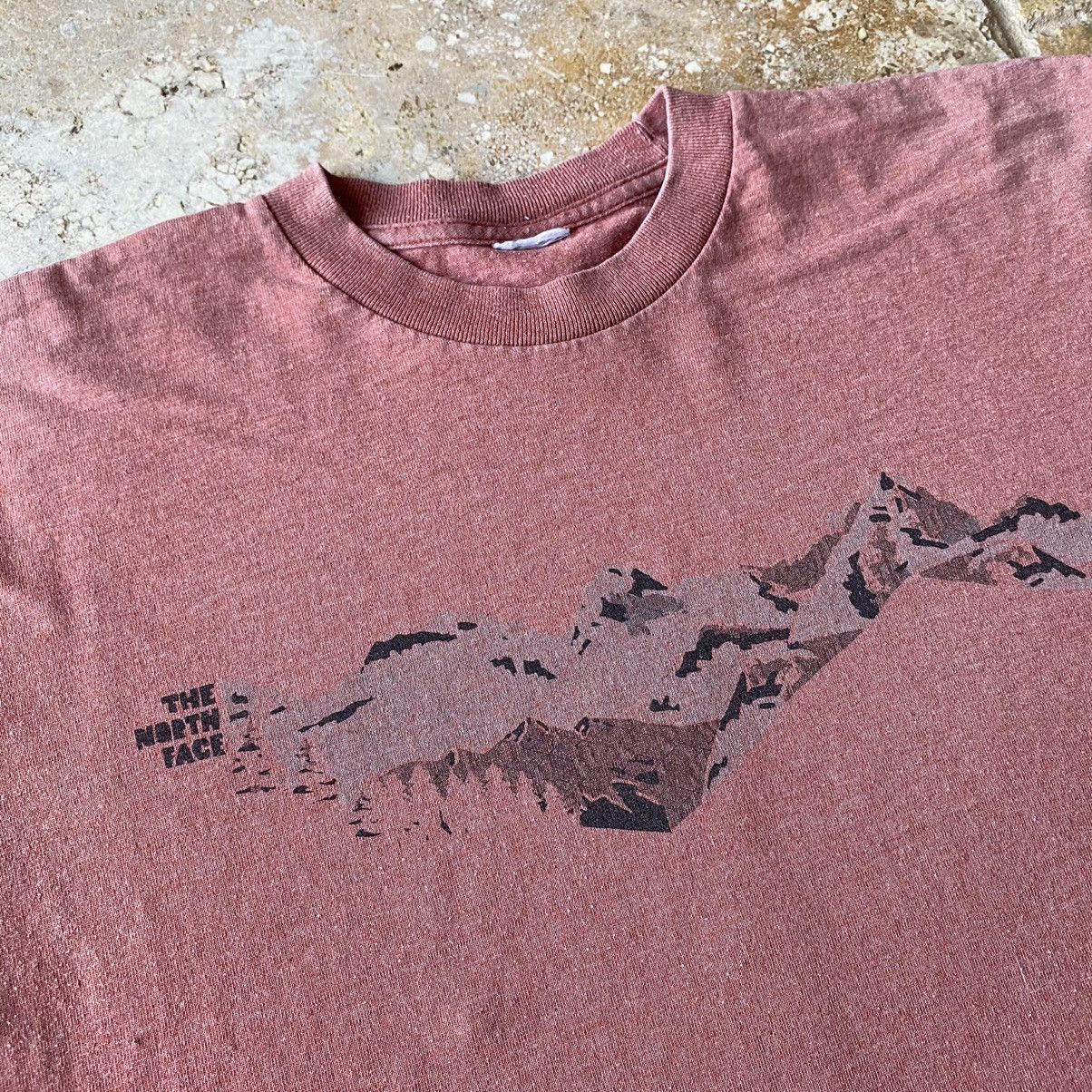 The North Face Vintage The North Face Mountain Range Outdoor Hiking Tee Size US L / EU 52-54 / 3 - 2 Thumbnail