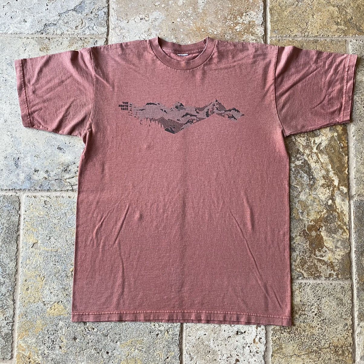 The North Face Vintage The North Face Mountain Range Outdoor Hiking Tee Size US L / EU 52-54 / 3 - 1 Thumbnail