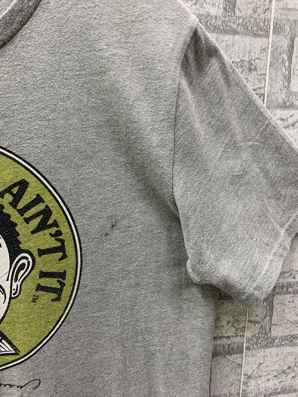 Vintage John Van Hamersveld Crazy World Ain’t It Pop Art T-shirts Size US XL / EU 56 / 4 - 8 Thumbnail