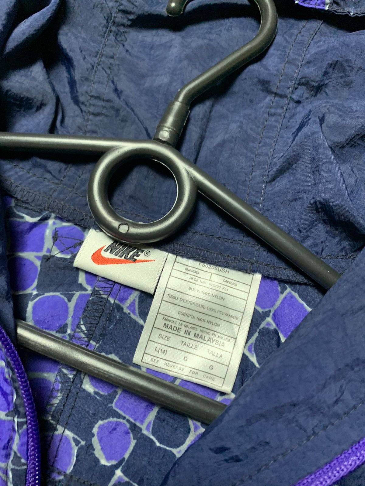 Nike × Vintage Vintage Nike anorak jacket size M Size US M / EU 48-50 / 2 - 6 Thumbnail