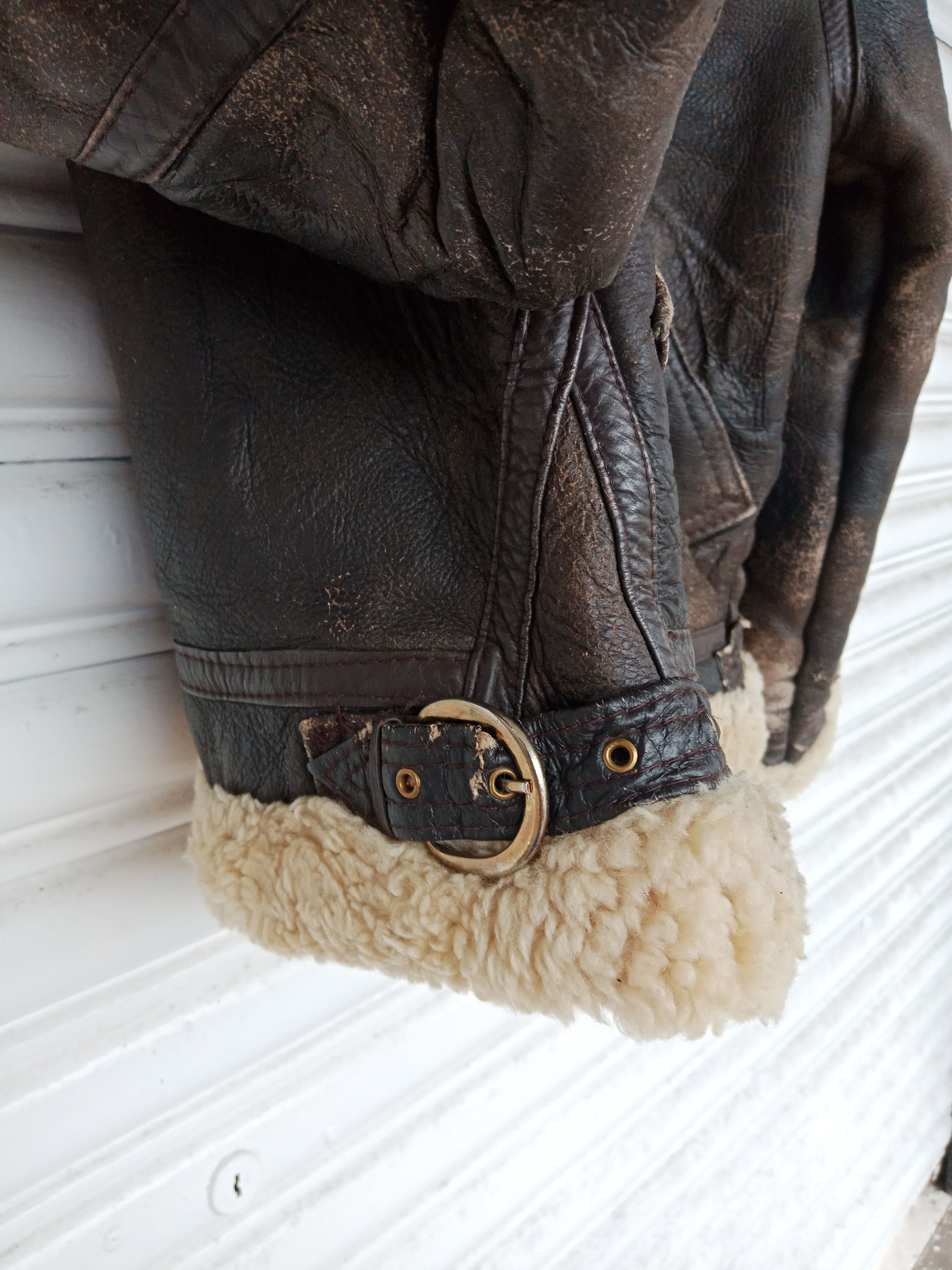 Other B 3 Genuine Leather Aviation U.S Army Sheepskin Size US L / EU 52-54 / 3 - 8 Thumbnail