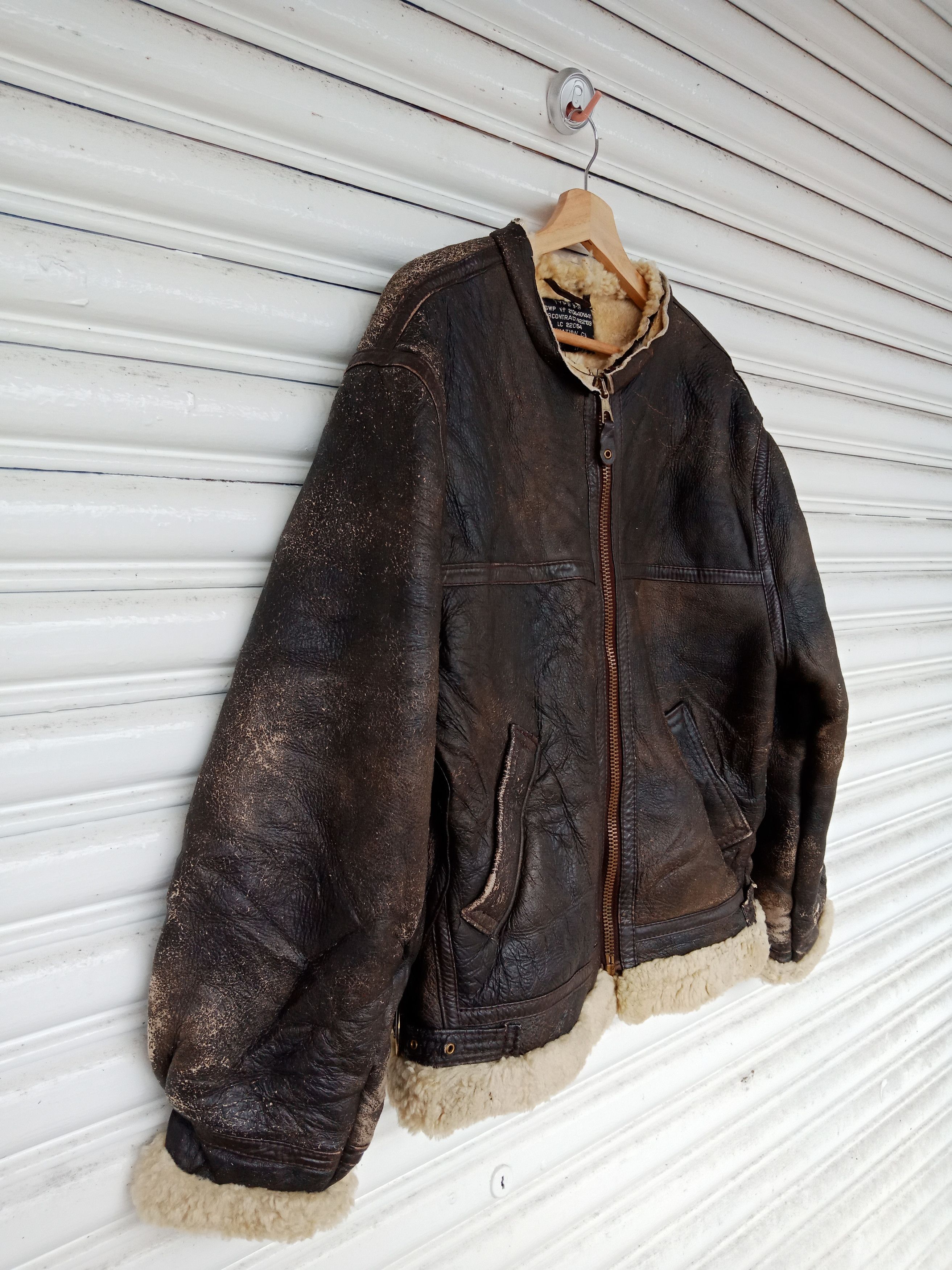 Other B 3 Genuine Leather Aviation U.S Army Sheepskin Size US L / EU 52-54 / 3 - 4 Thumbnail