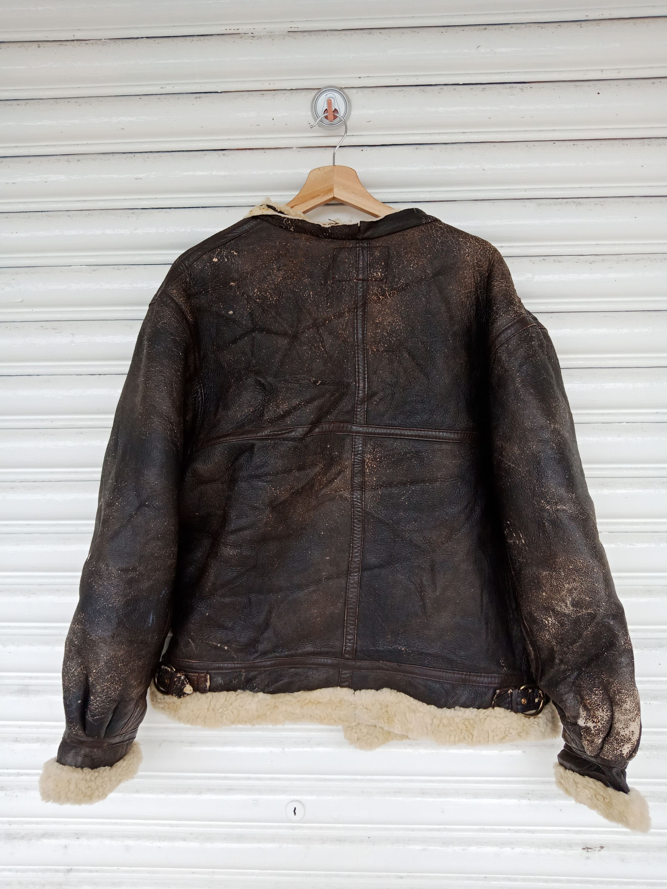 Other B 3 Genuine Leather Aviation U.S Army Sheepskin Size US L / EU 52-54 / 3 - 2 Thumbnail