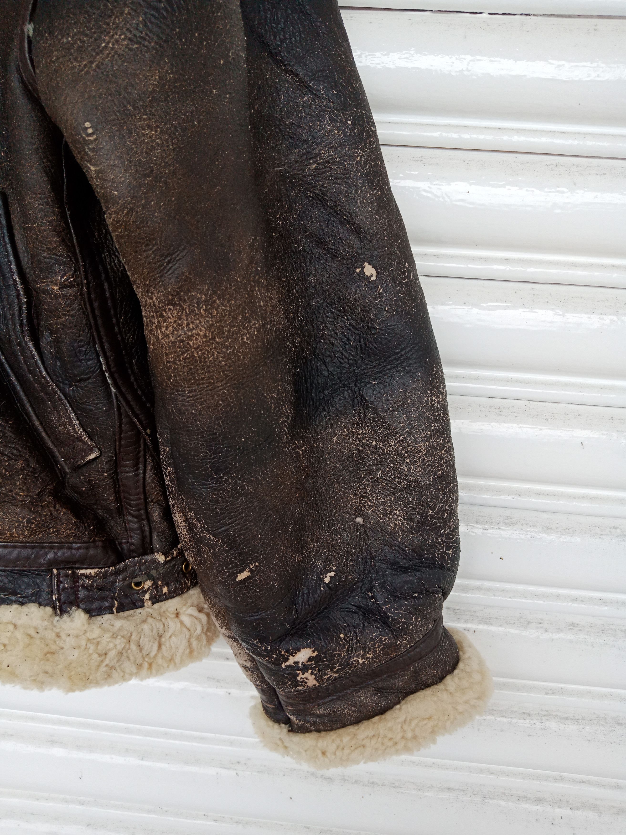 Other B 3 Genuine Leather Aviation U.S Army Sheepskin Size US L / EU 52-54 / 3 - 6 Thumbnail