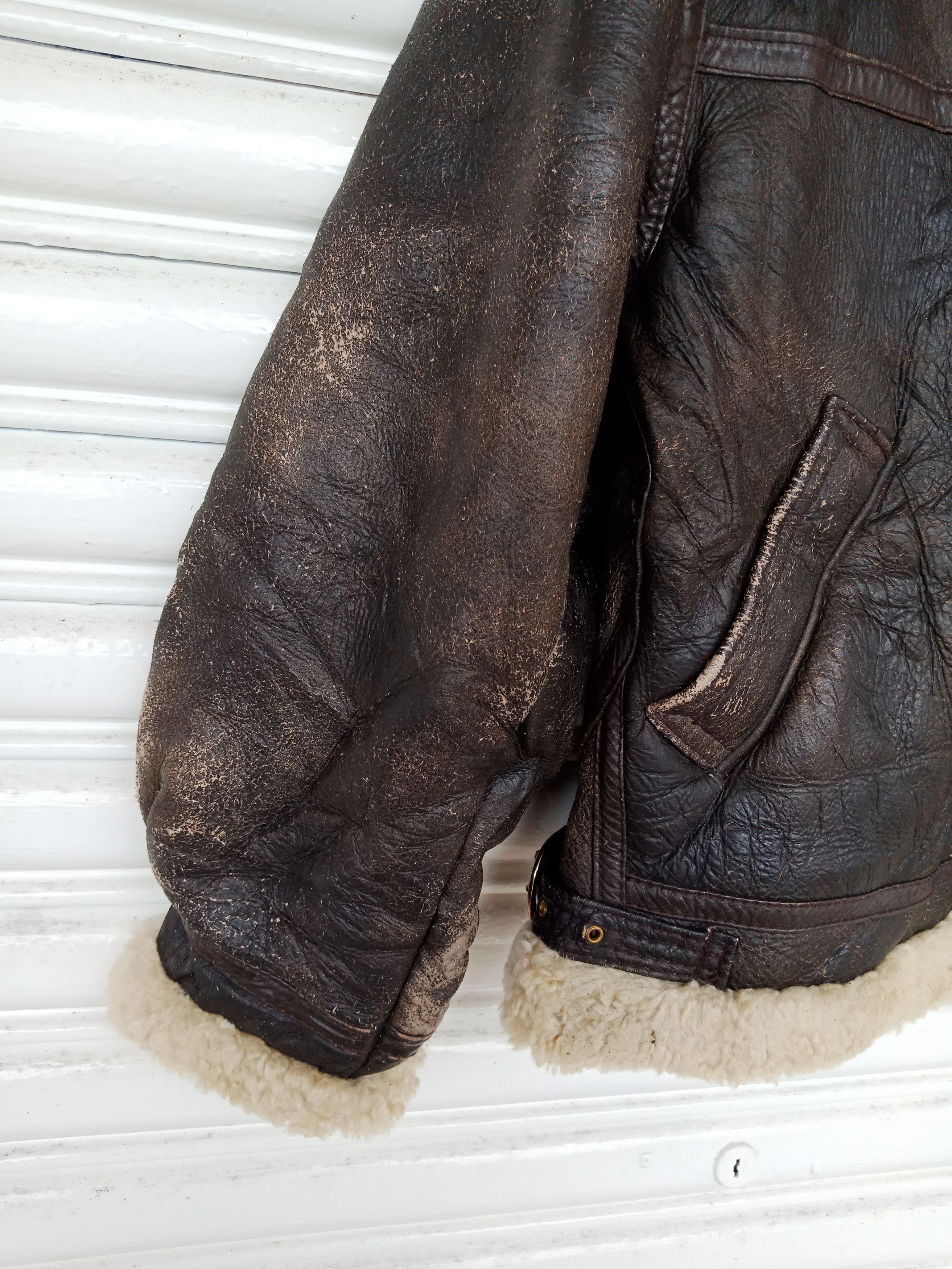 Other B 3 Genuine Leather Aviation U.S Army Sheepskin Size US L / EU 52-54 / 3 - 5 Thumbnail