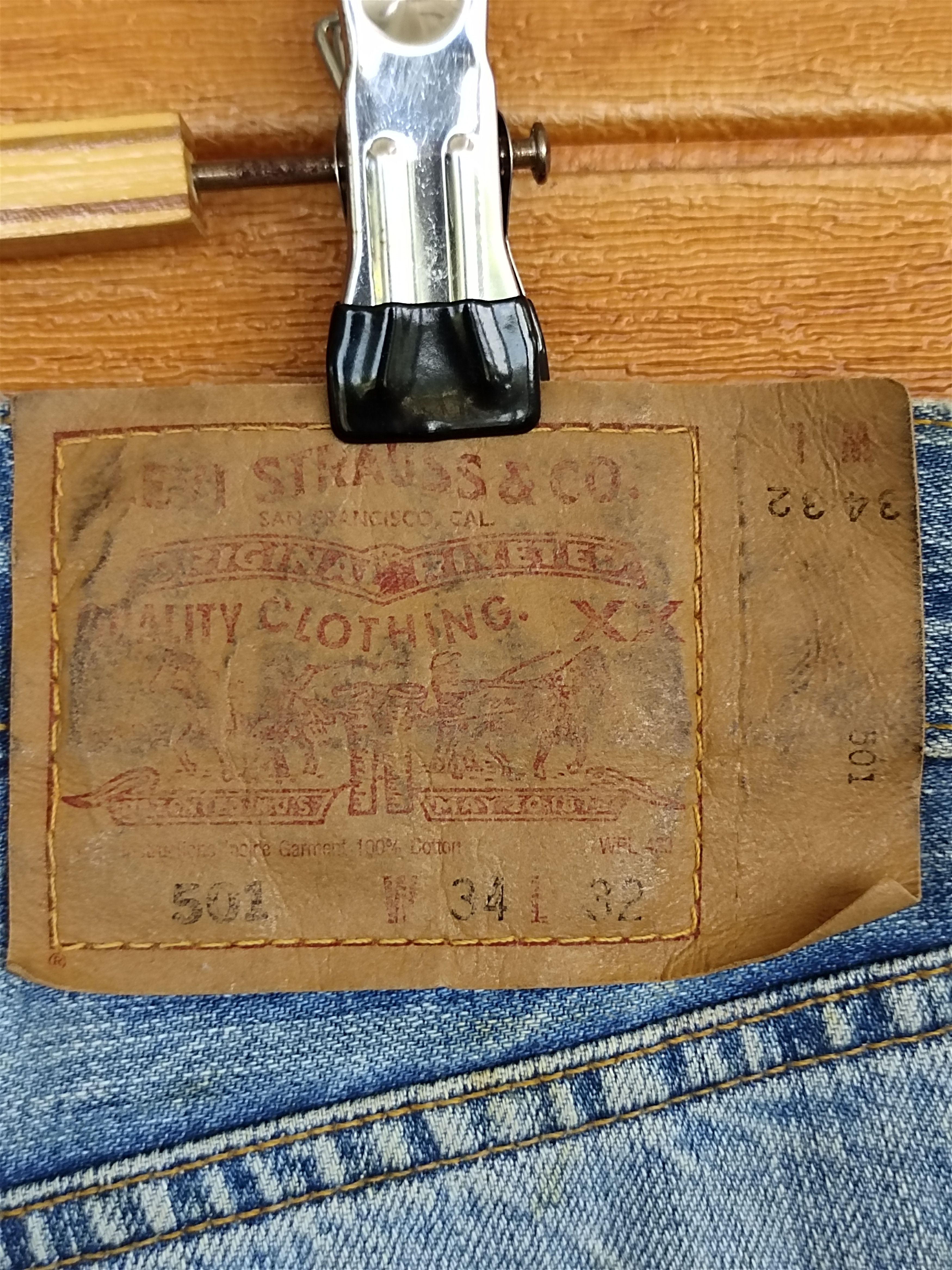 Levi's Vintage Levi's 501 Dirty Wash Denim Jeans Grunge Rock Size US 34 / EU 50 - 12 Thumbnail